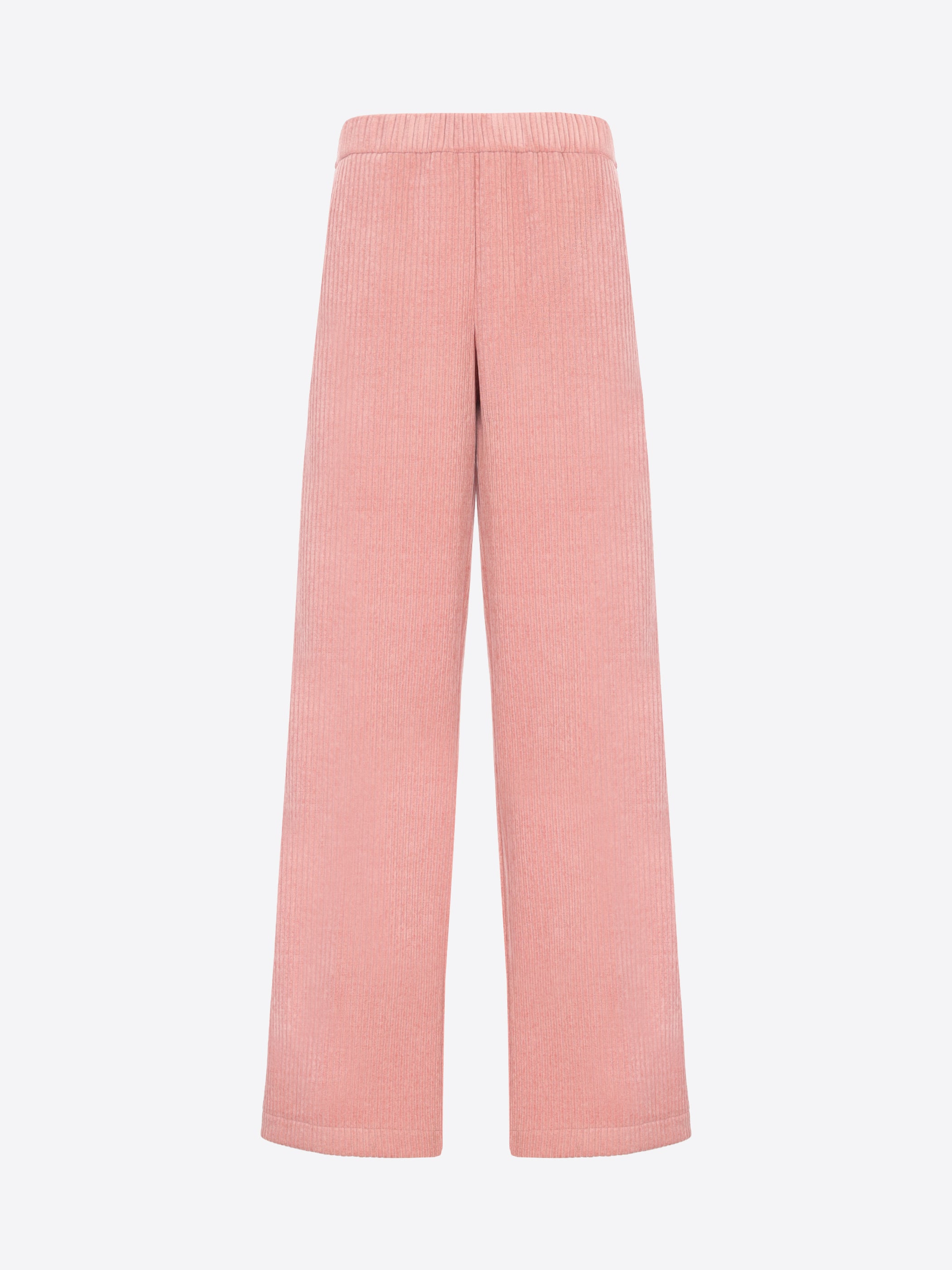 Distretto12 Torino Pink 500-Wale Corduroy Elasticated Trousers - Woman - Product Still Life