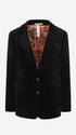 Distretto12 Torino Black 500-Wale Corduroy Regular Jacket - Woman - Product Still Life