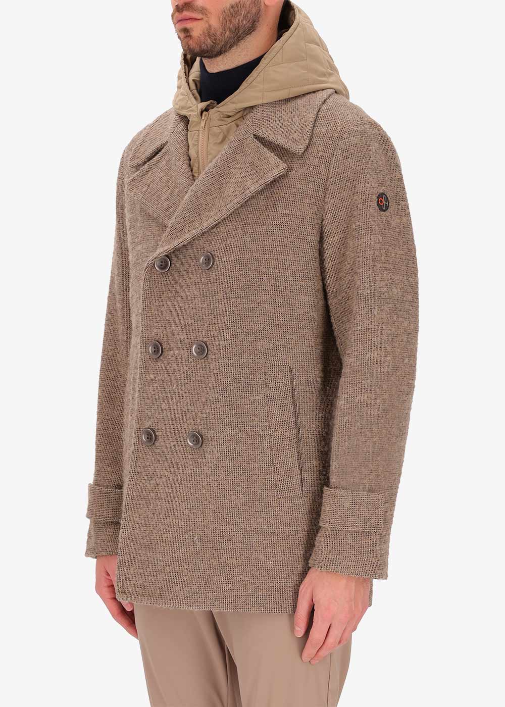 ﻿Bicerin Peacoat aus Bouclé-Wolle - Capsule Eco Design Wool Blend12