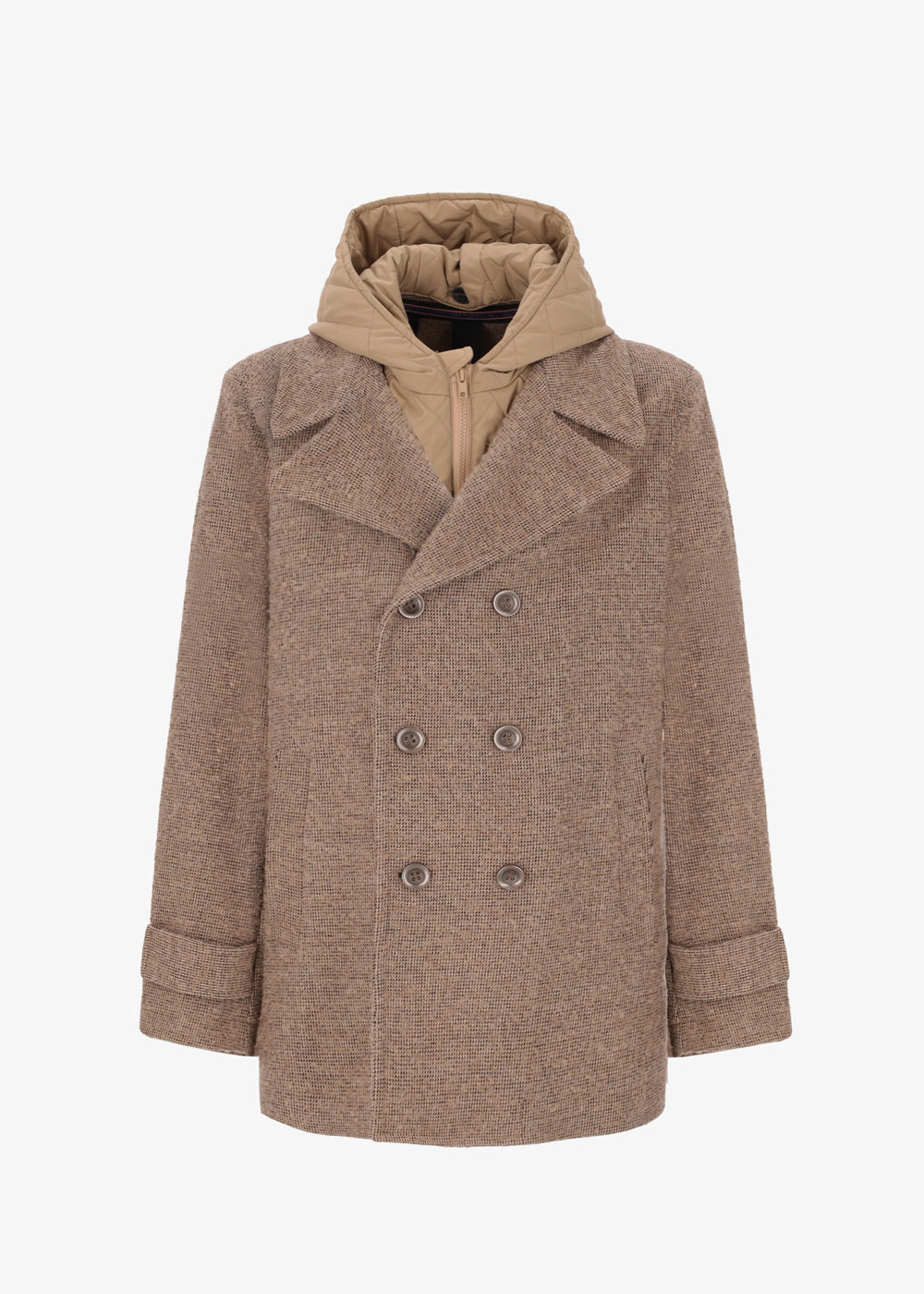 Peacoat Bicerin in Lana Bouclé - Capsule Eco Design Wool Blend12