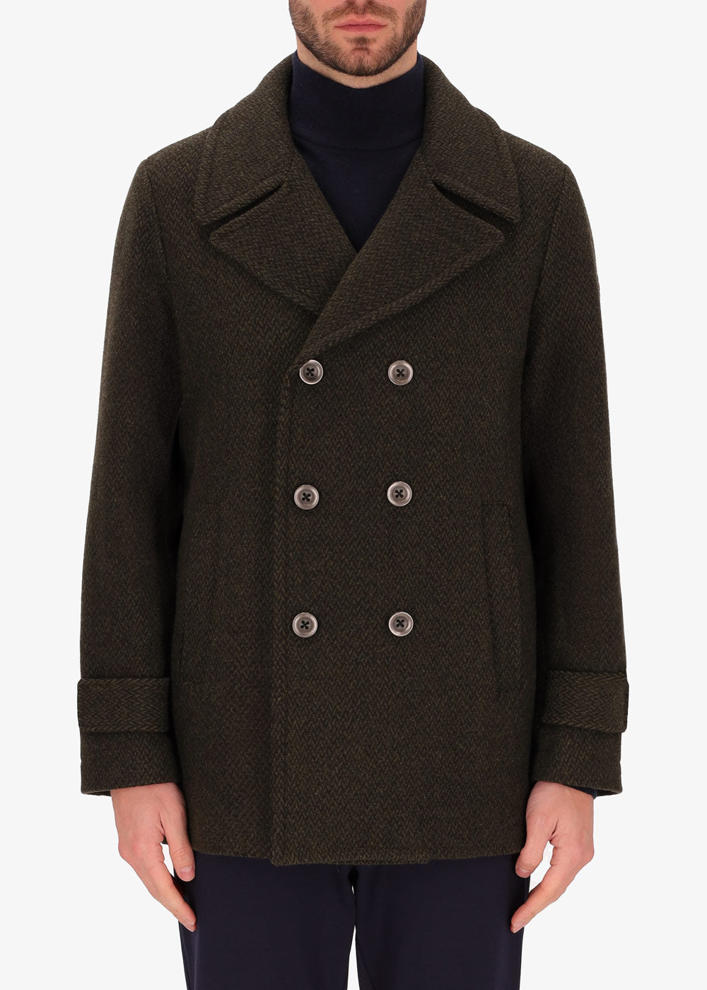Bicolour Micro Lisca Peacoat Camillo - Capsule Eco Design Wool Blend12