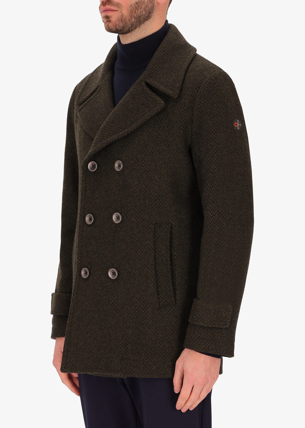 Bicolour Micro Lisca Peacoat Camillo - Capsule Eco Design Wool Blend12