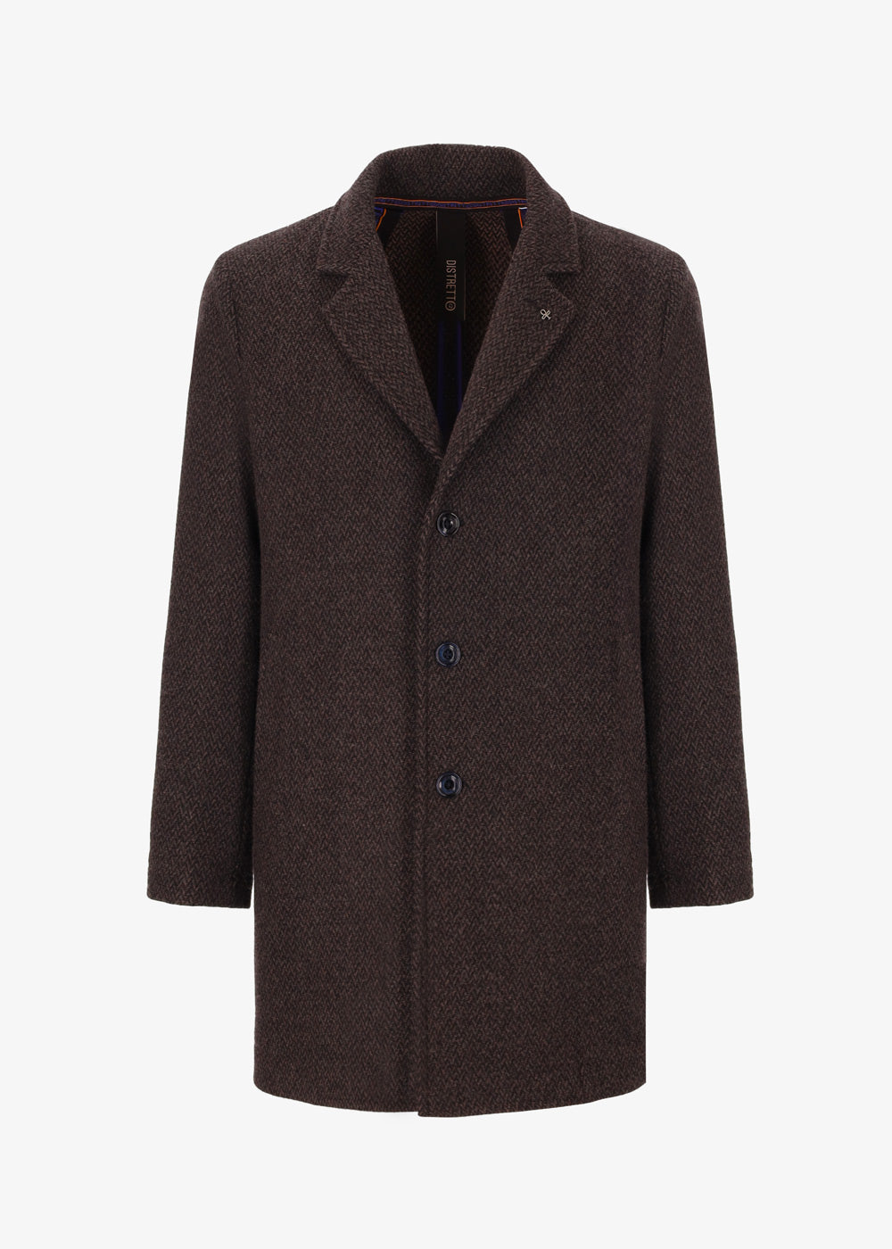 Cappotto Camillo in Lana Bicolore Micro Lisca - Capsule Eco Design Wool Blend12