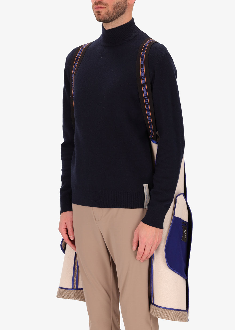 Trenchcoat Naum aus gekochter Wolle