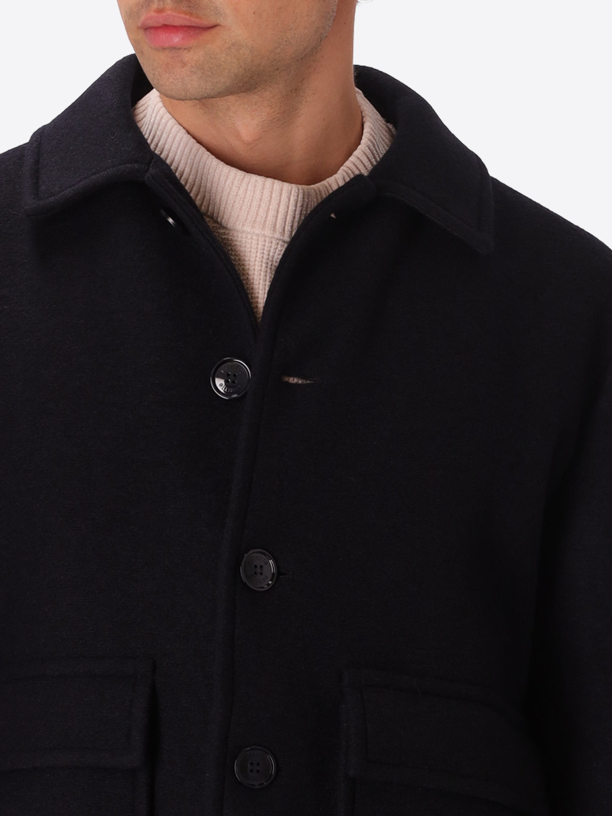 Boiled-Wool Aviator Jacket Carlos