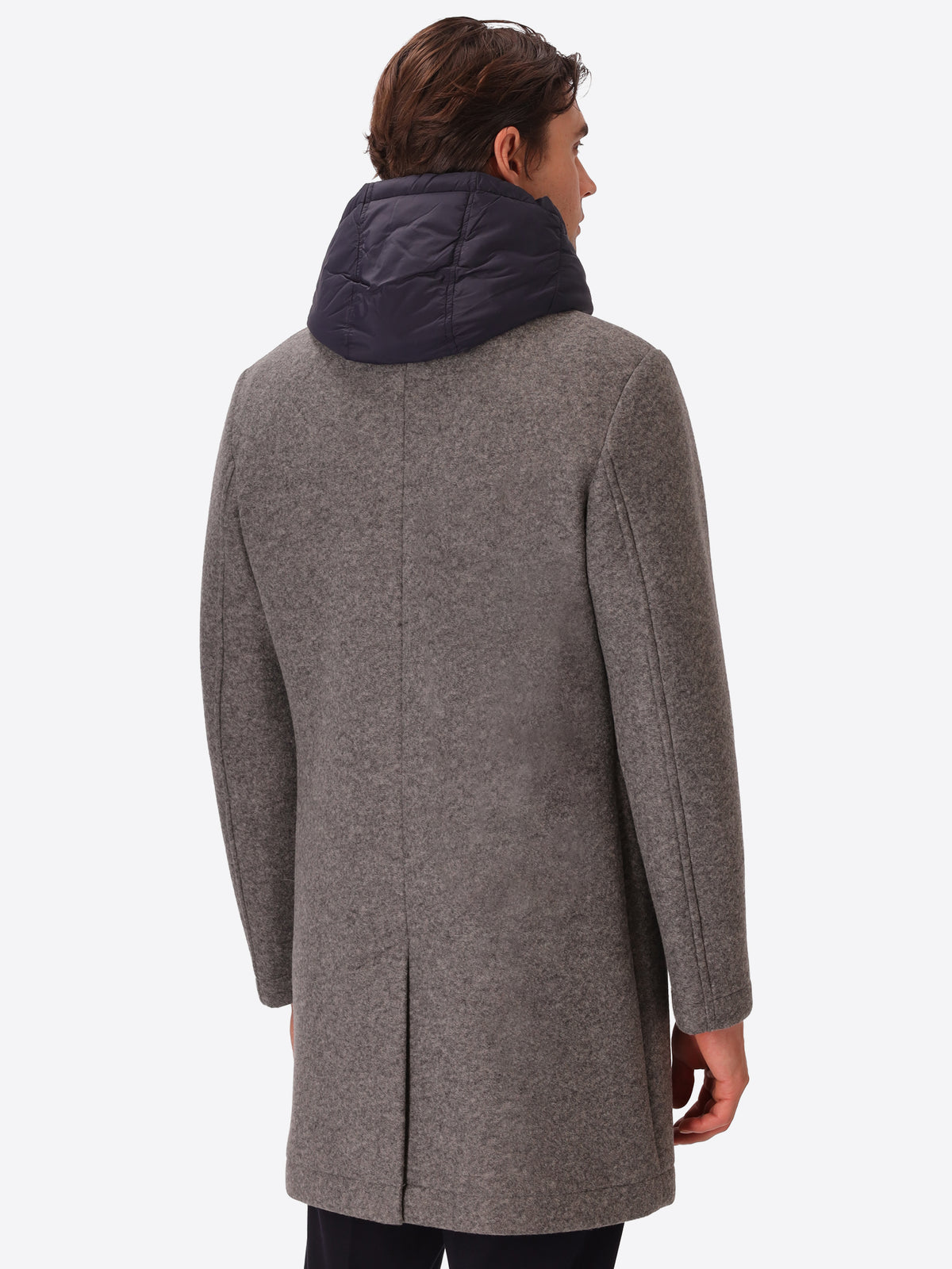Cappotto Carlos in Lana Cotta con Pettorina Staccabile