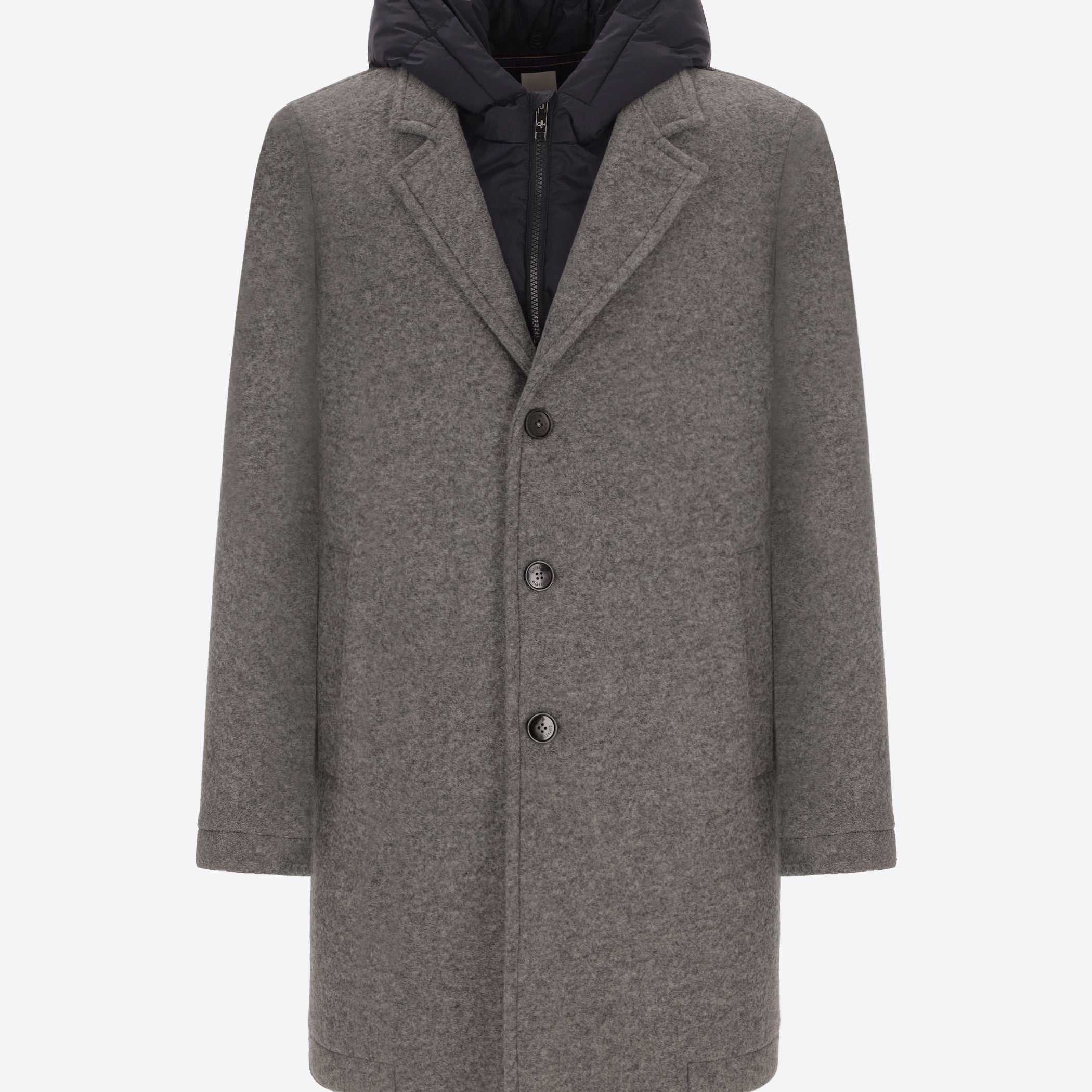 Cappotto Carlos in Lana Cotta con Pettorina Staccabile
