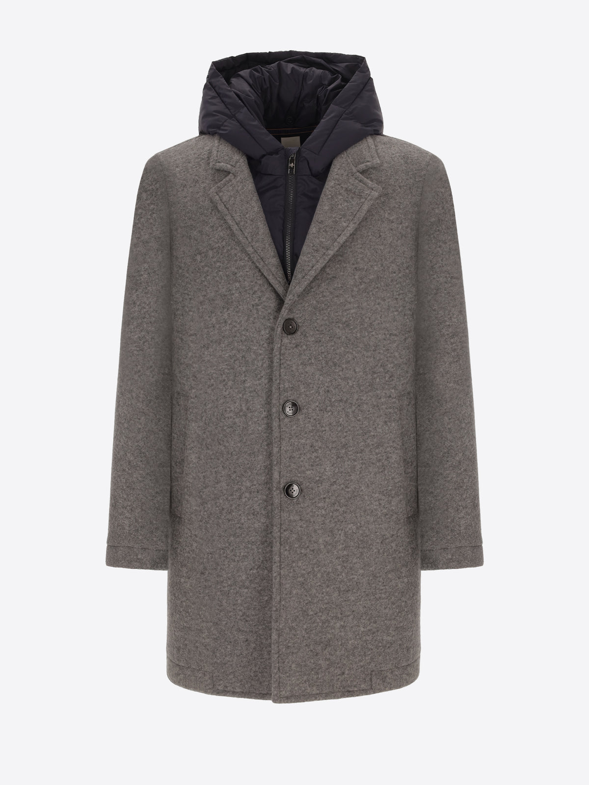 Cappotto Carlos in Lana Cotta con Pettorina Staccabile