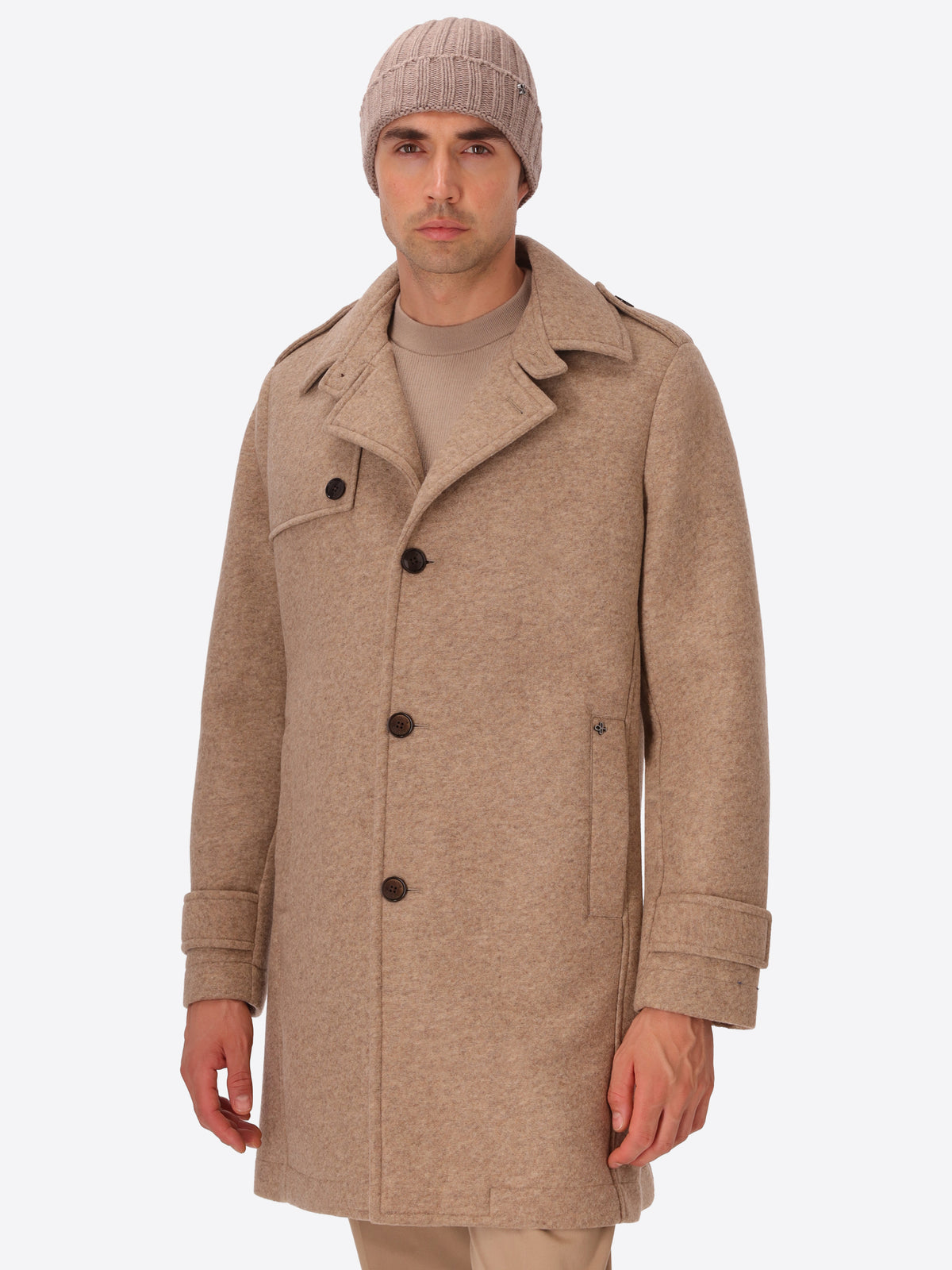 Trench Carlos in Lana Cotta