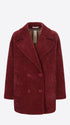 Distretto12 Wine Bonded 500-Wale Corduroy Peacoat Alba - Woman - Product Still Life