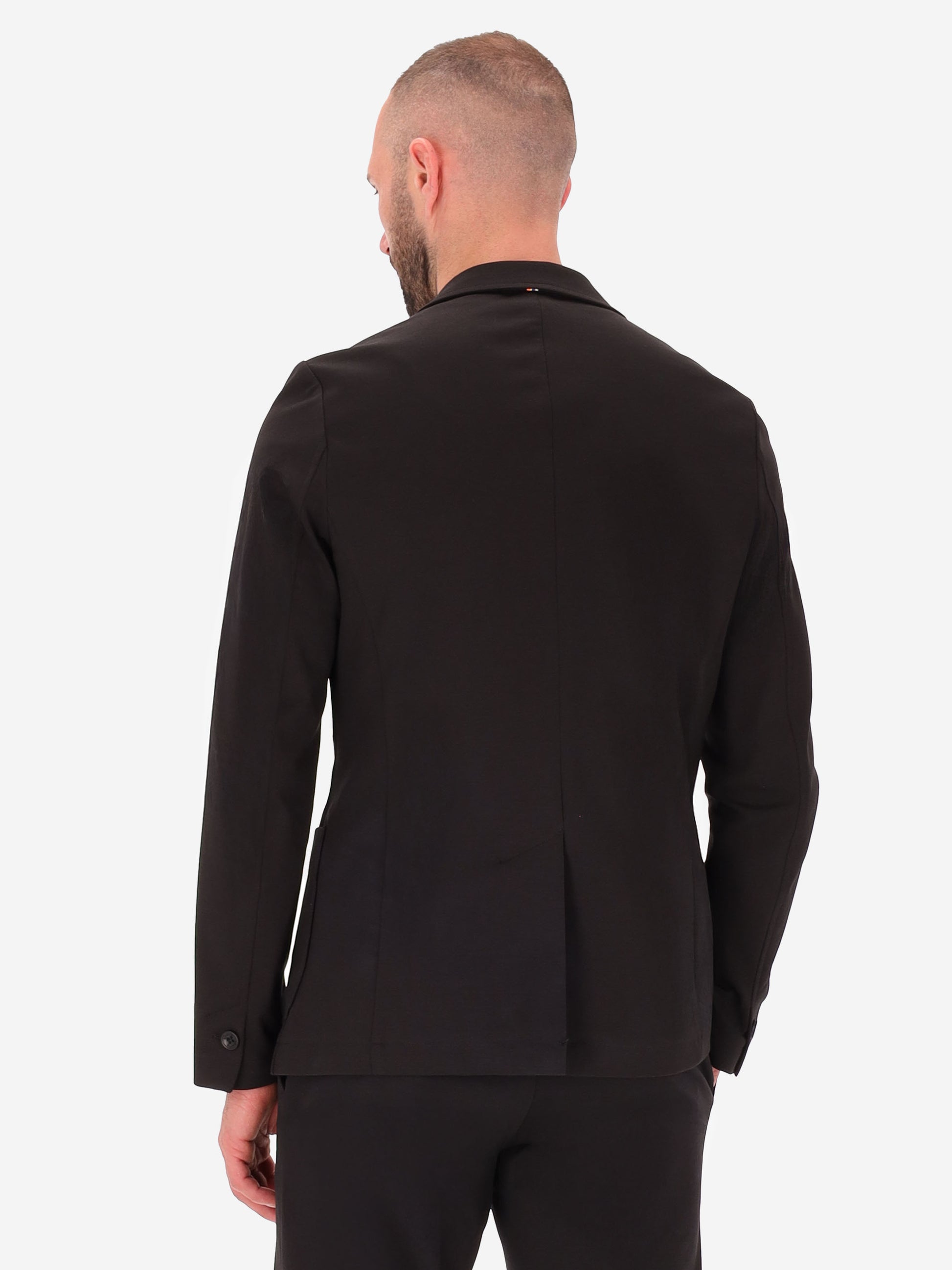 Technical Jacket in Punto Milano Fabric