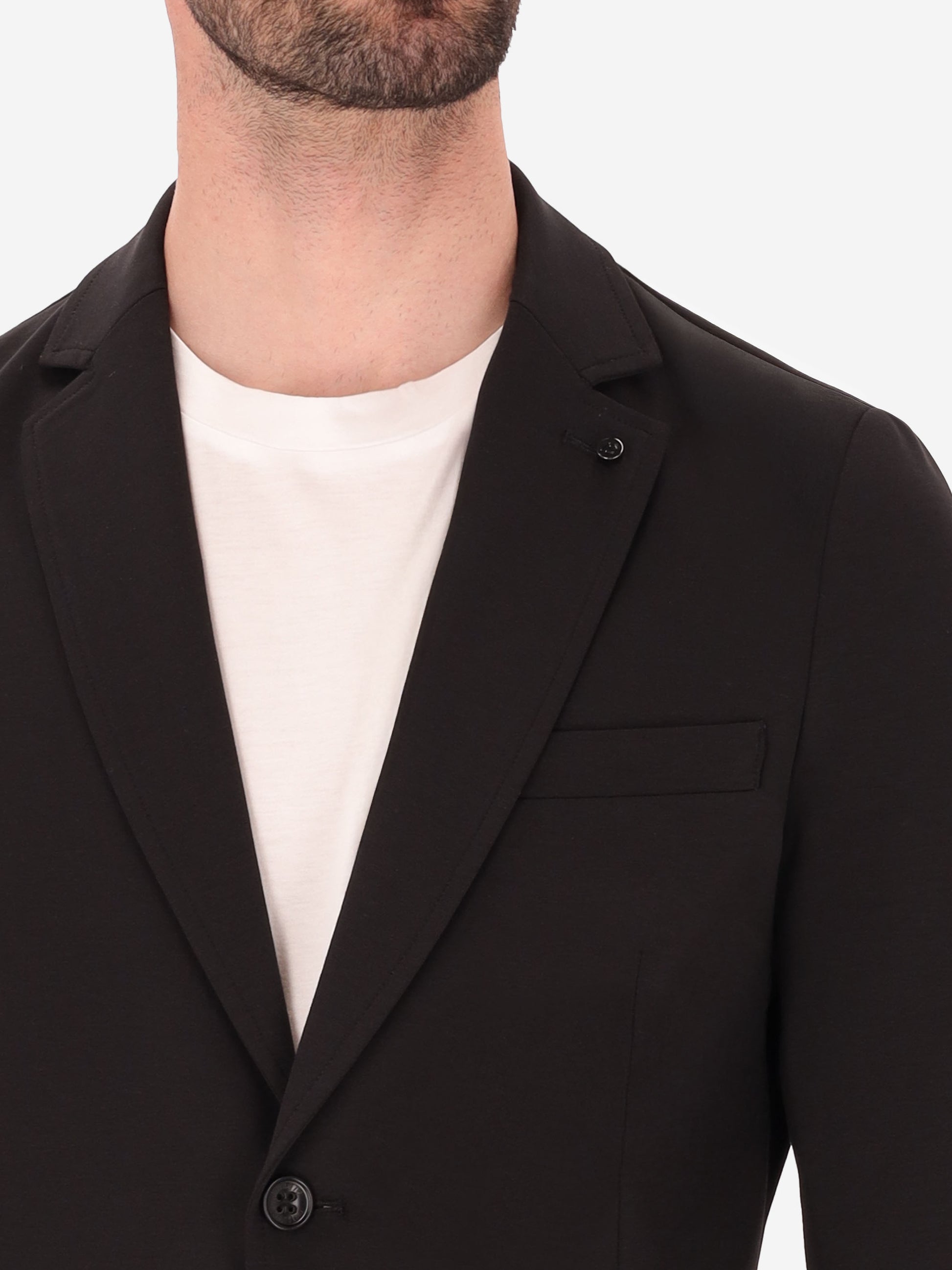 Technical Jacket in Punto Milano Fabric