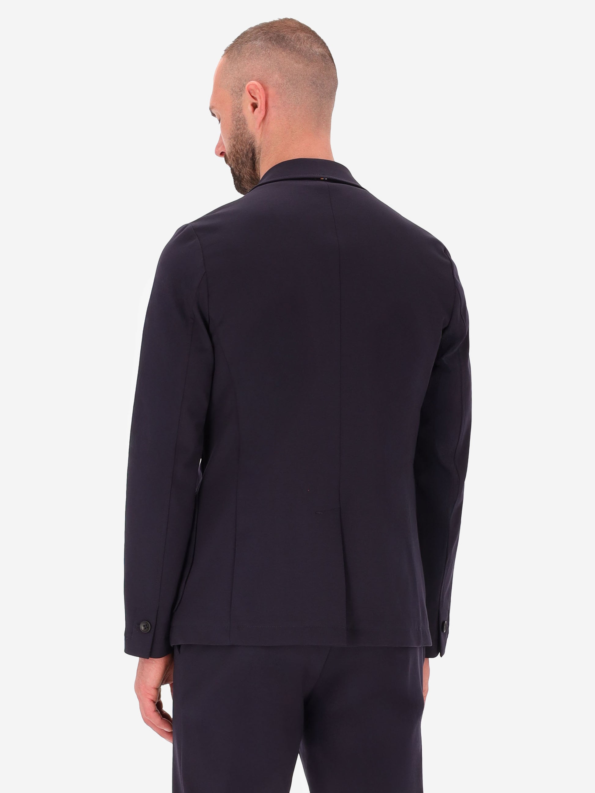 Technical Jacket in Punto Milano Fabric