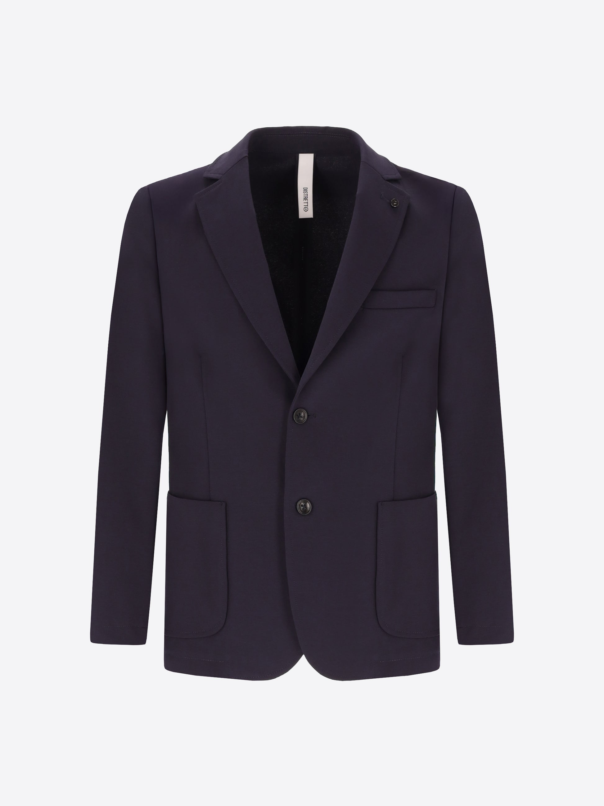 Technical Jacket in Punto Milano Fabric