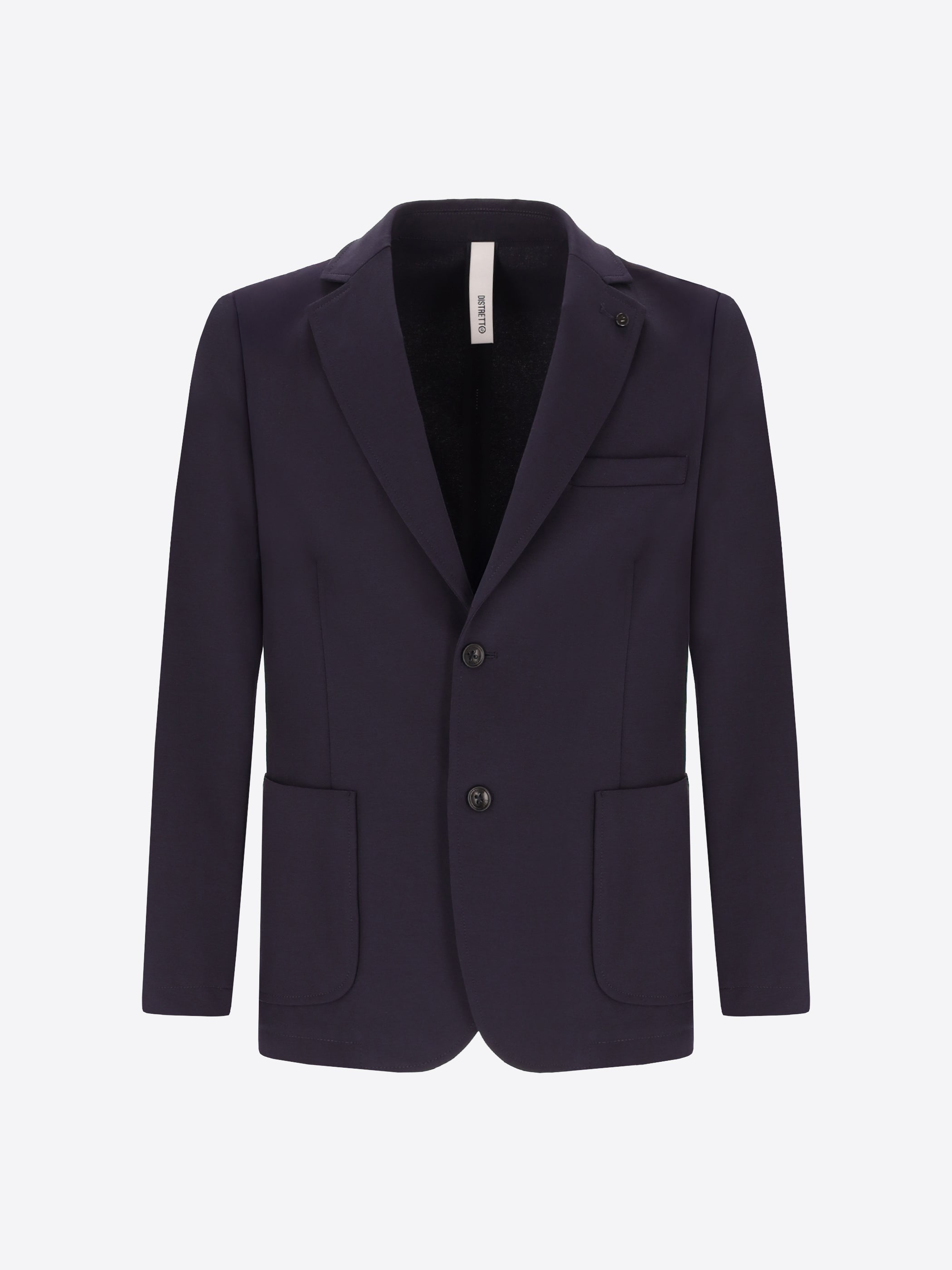 Technical Jacket in Punto Milano Fabric