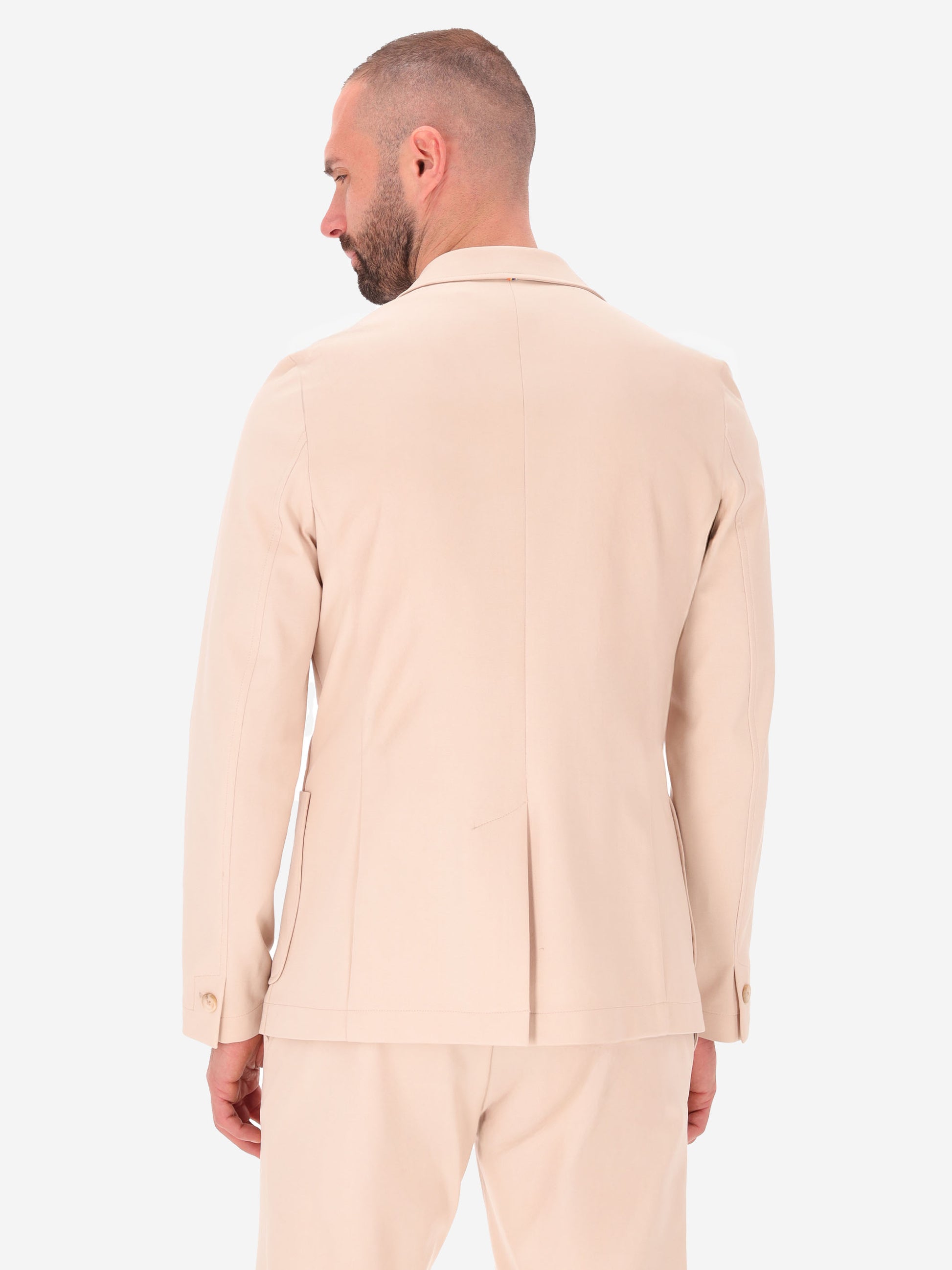 Technical Jacket in Punto Milano Fabric