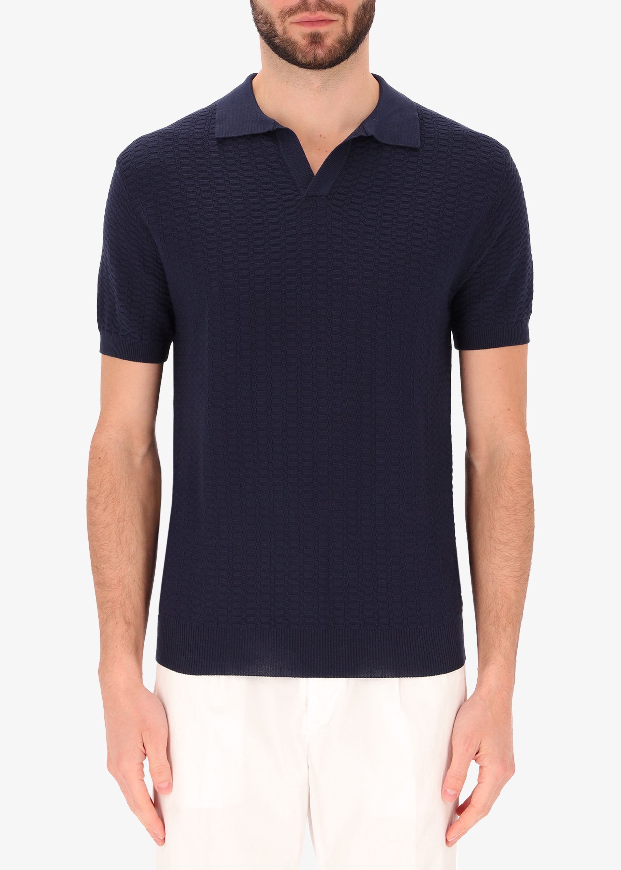 Cotton Crêpe Yarn Polo Op Principe