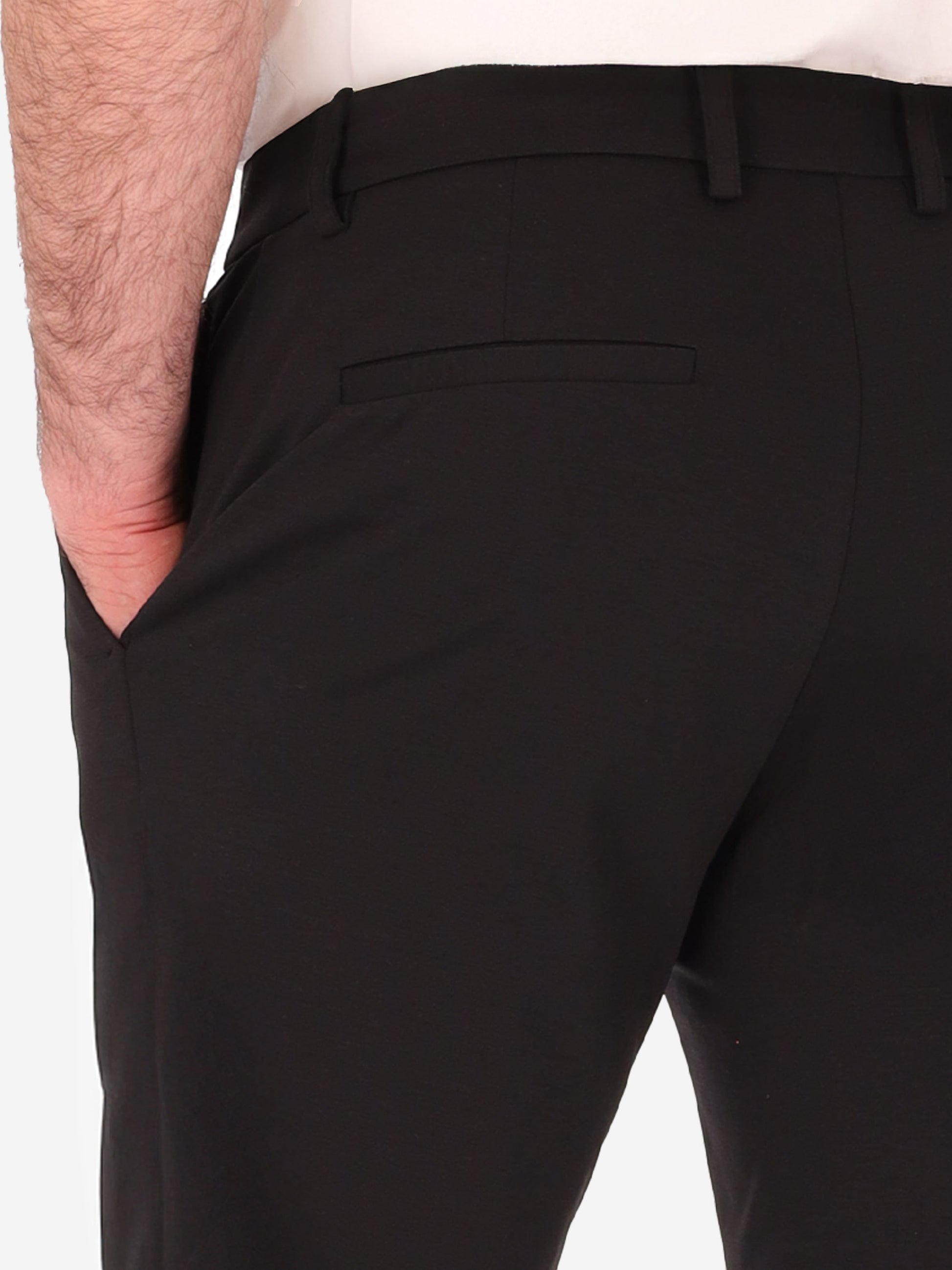 York Hose aus Technischem Punto-Milano-Gewebe