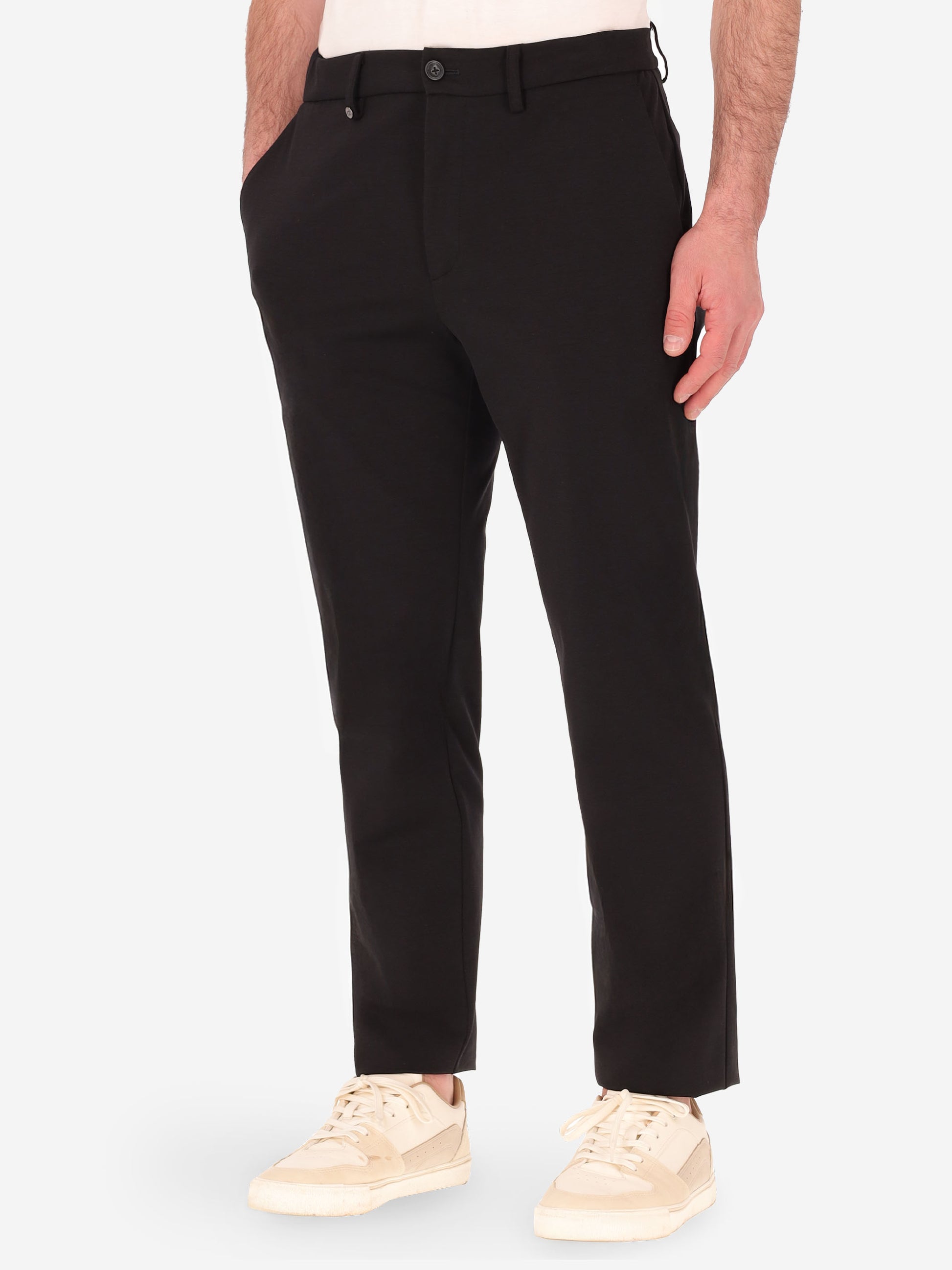 York Hose aus Technischem Punto-Milano-Gewebe