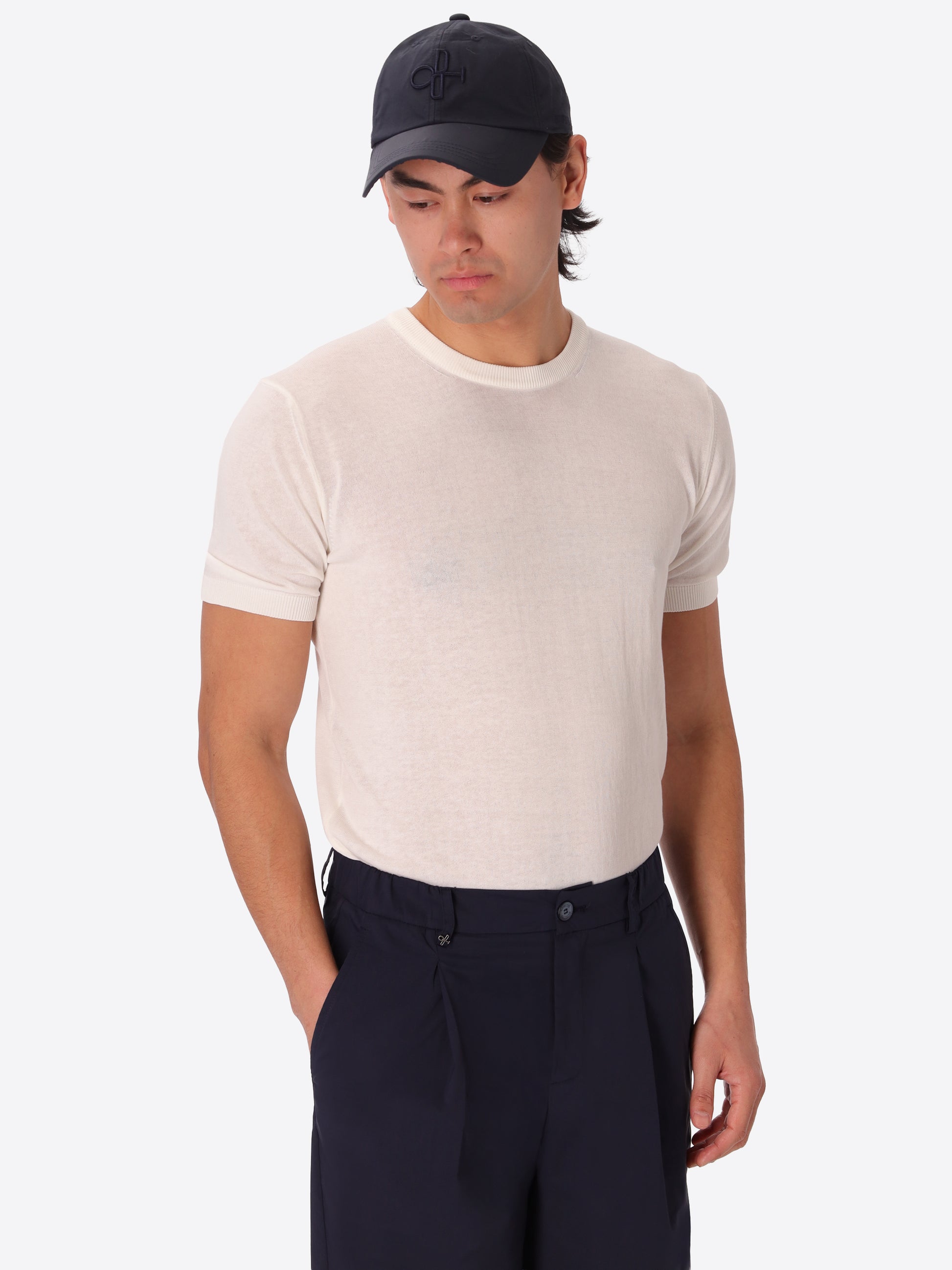 Cappellino Baseball Herit In Tessuto Tecnico Cotone Nylon Idrorepellente