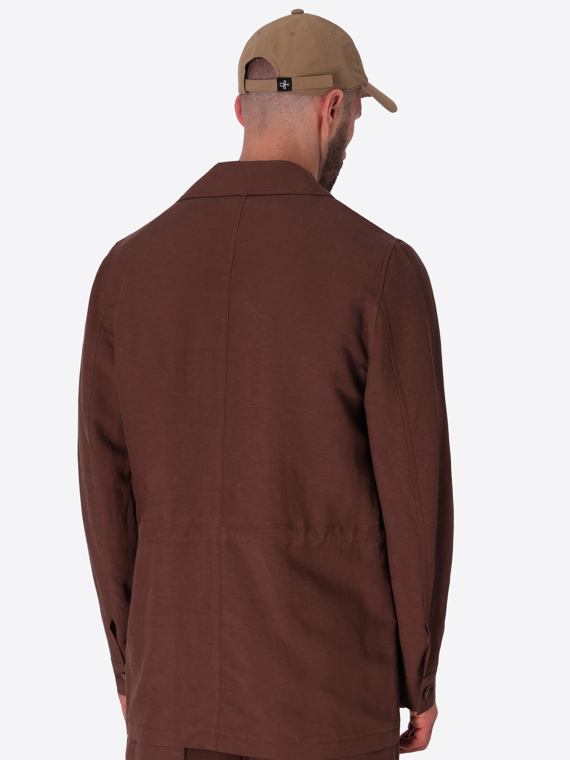 Cappellino Baseball Herit In Tessuto Tecnico Cotone Nylon Idrorepellente