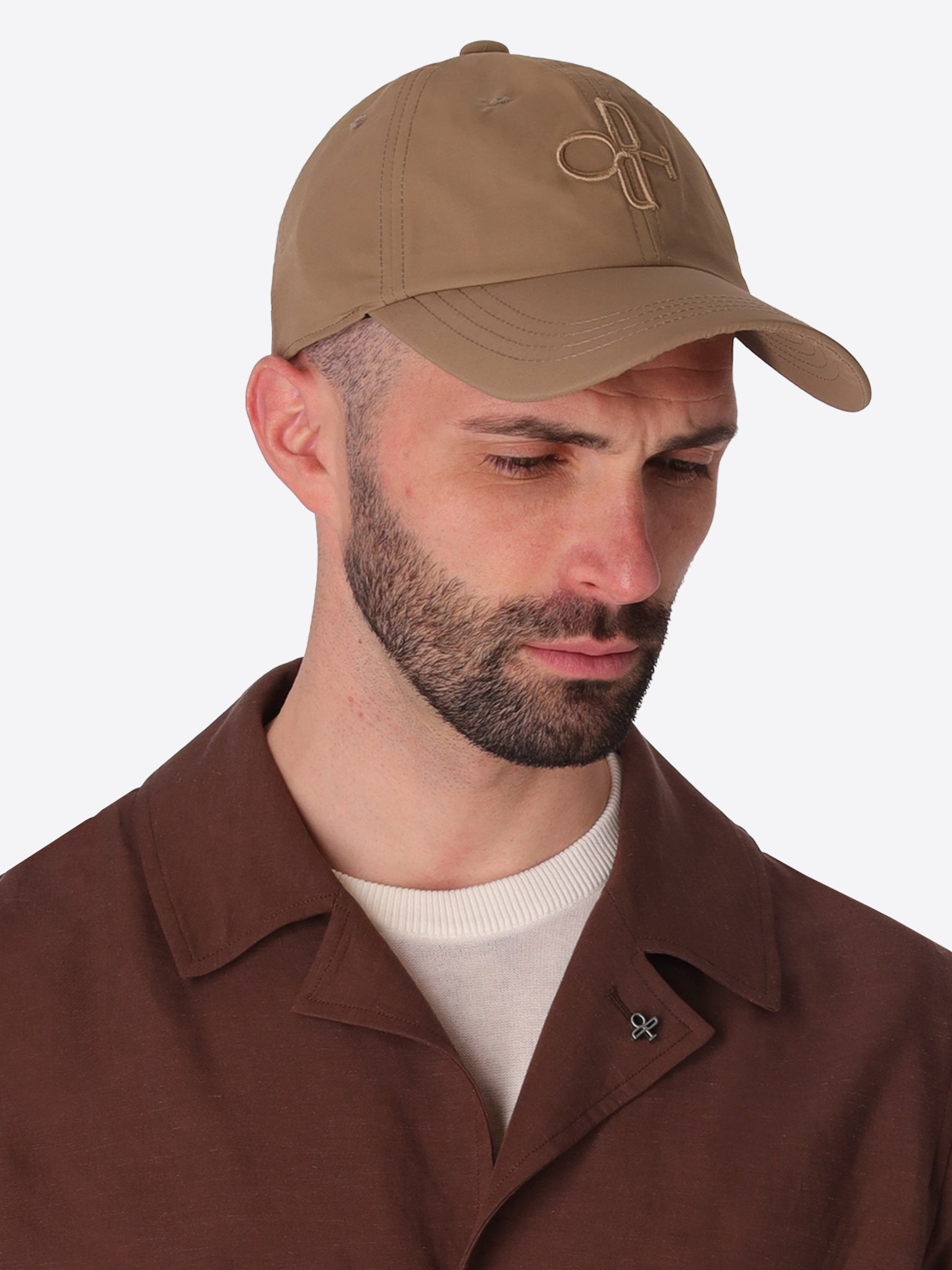 Cappellino Baseball Herit In Tessuto Tecnico Cotone Nylon Idrorepellente