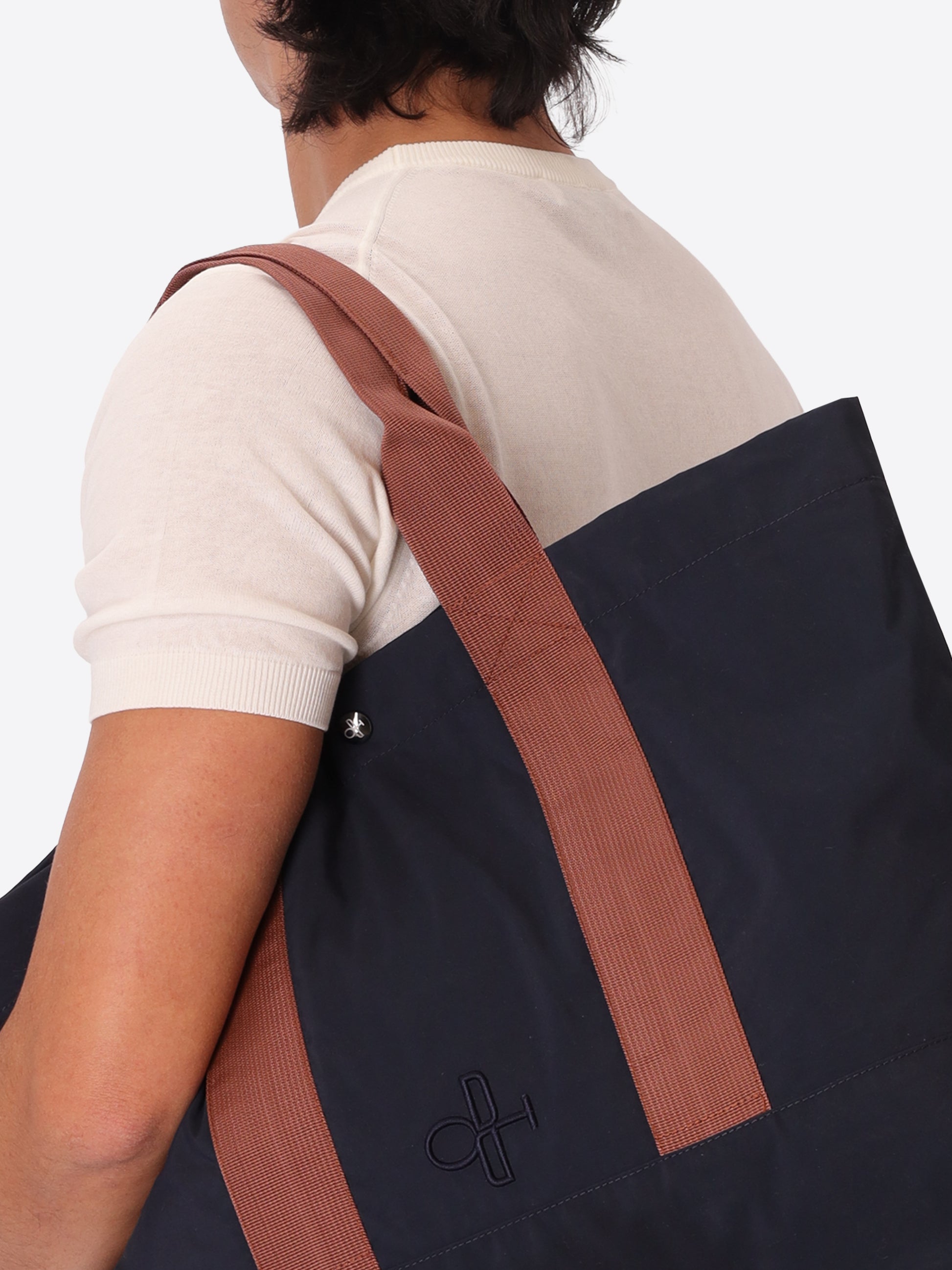 Borsa Herit In Tessuto Tecnico Cotone Nylon Idrorepellente