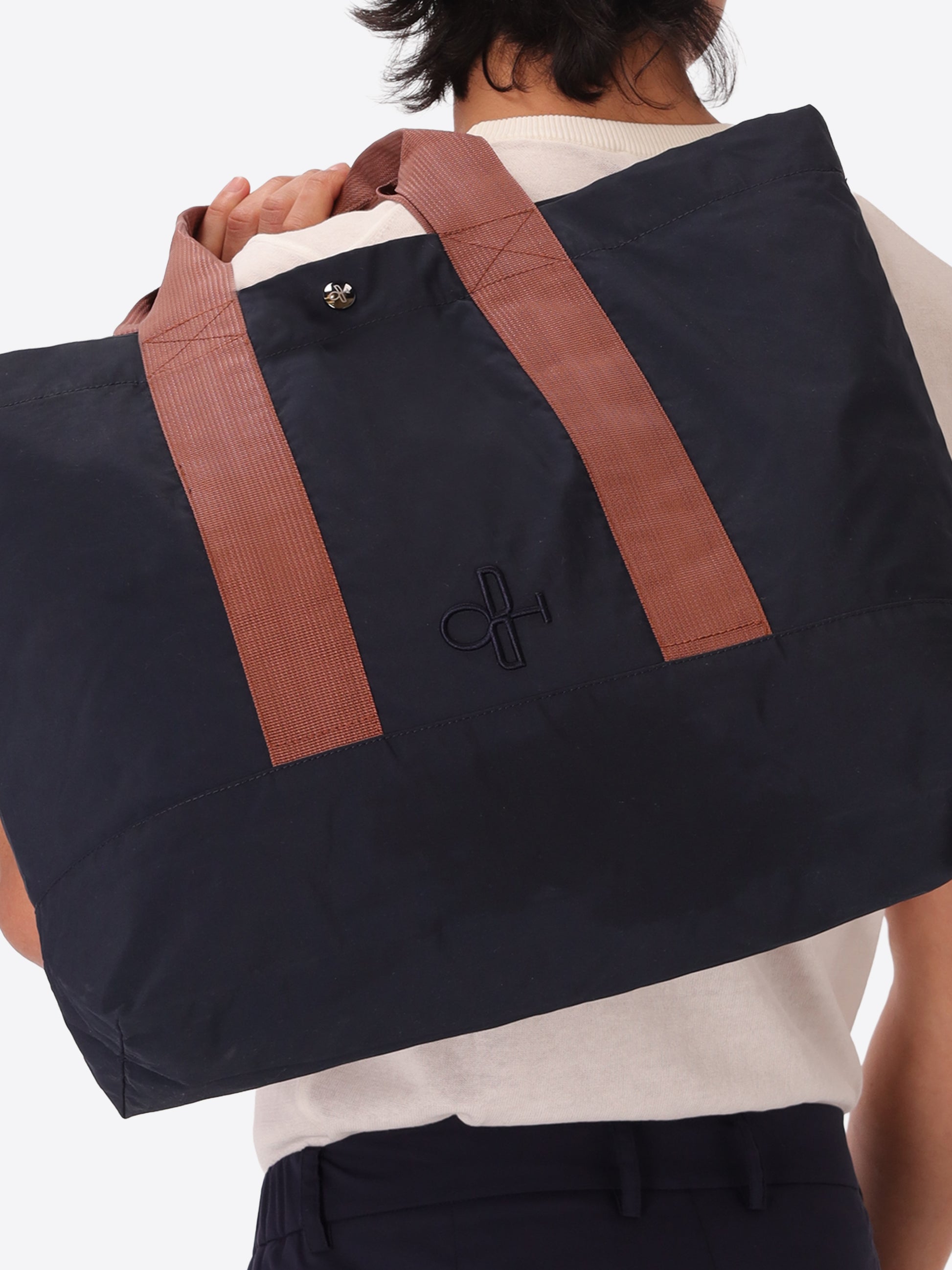 Borsa Herit In Tessuto Tecnico Cotone Nylon Idrorepellente