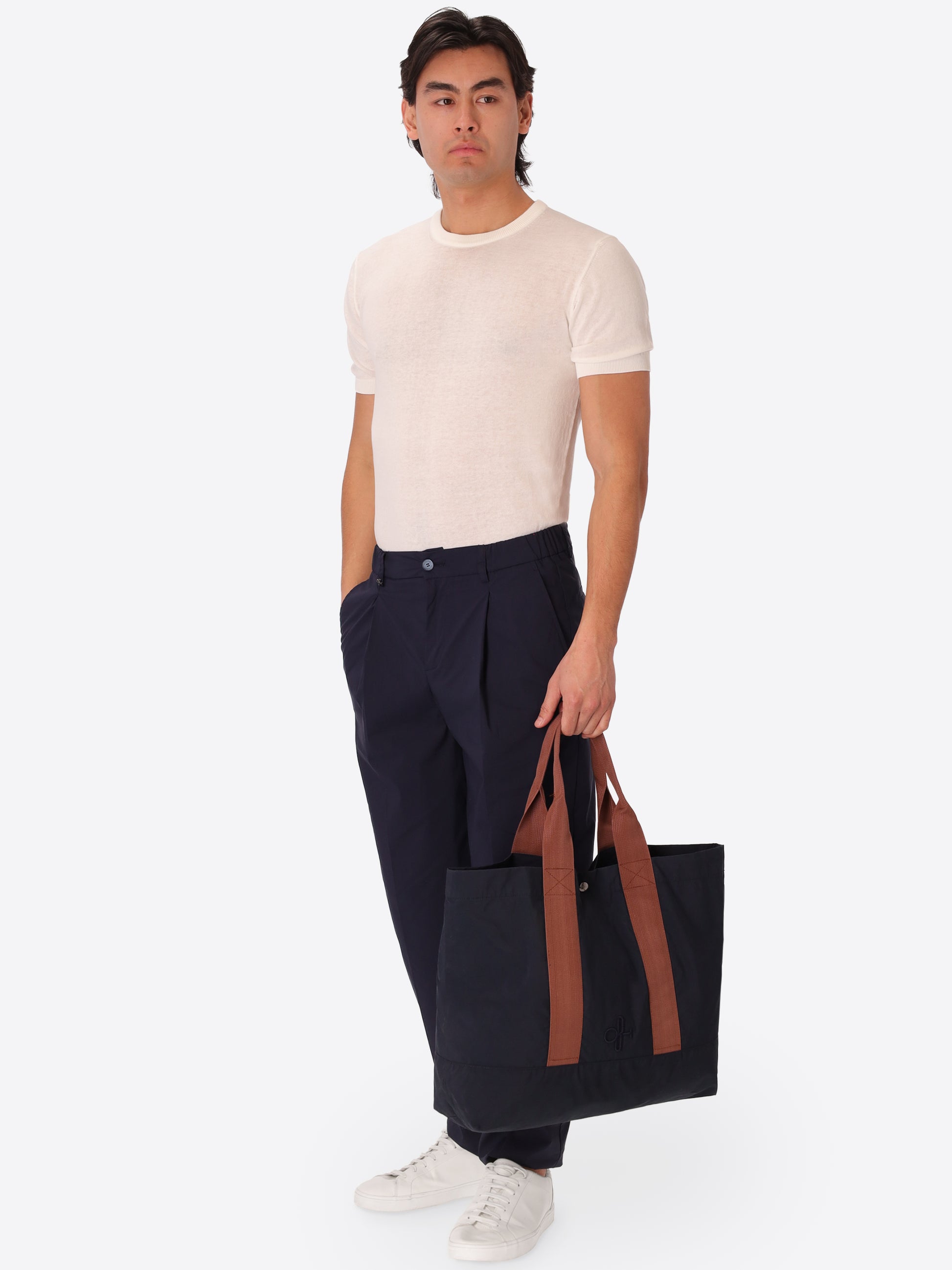 Borsa Herit In Tessuto Tecnico Cotone Nylon Idrorepellente