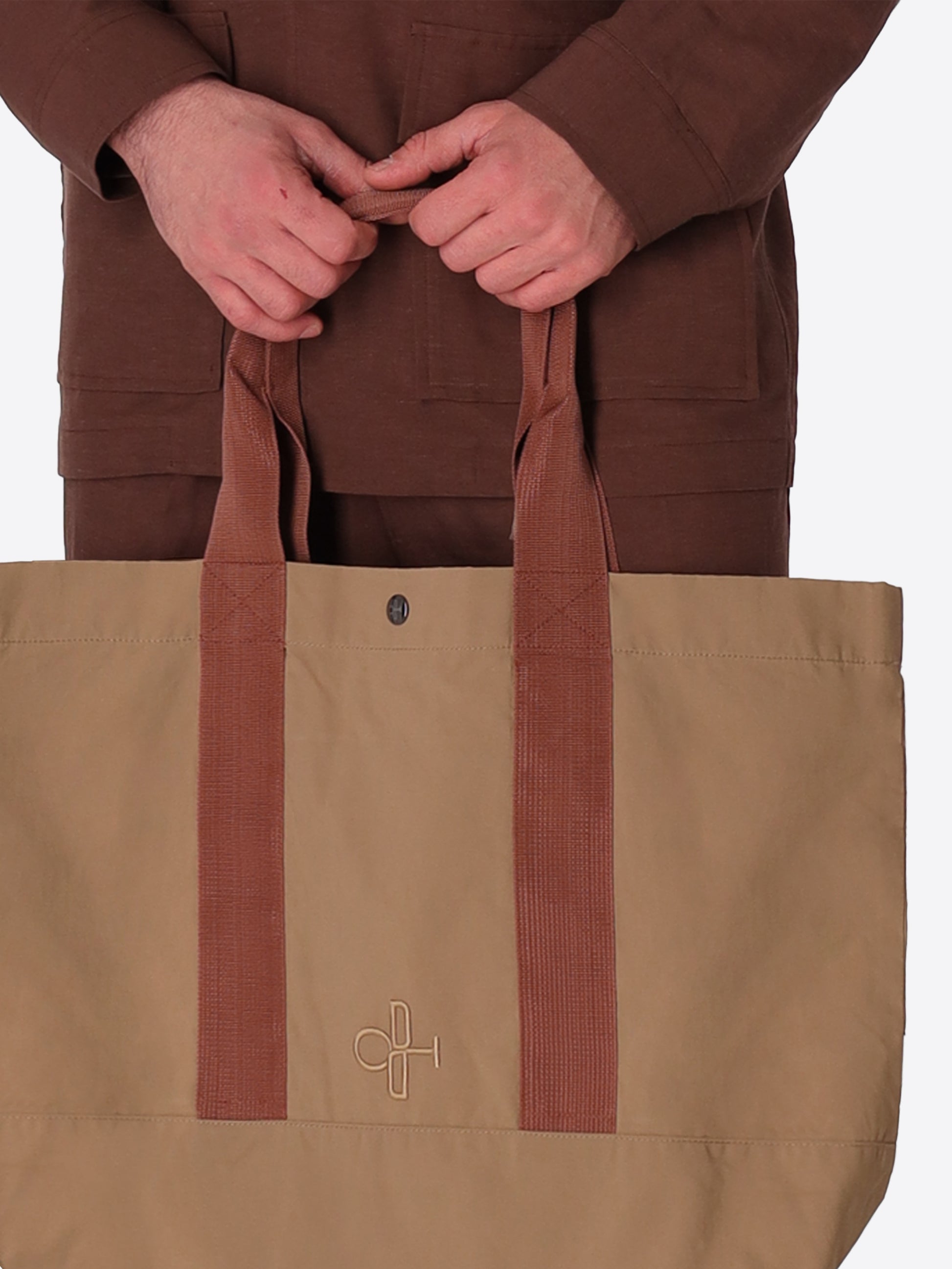 Borsa Herit In Tessuto Tecnico Cotone Nylon Idrorepellente