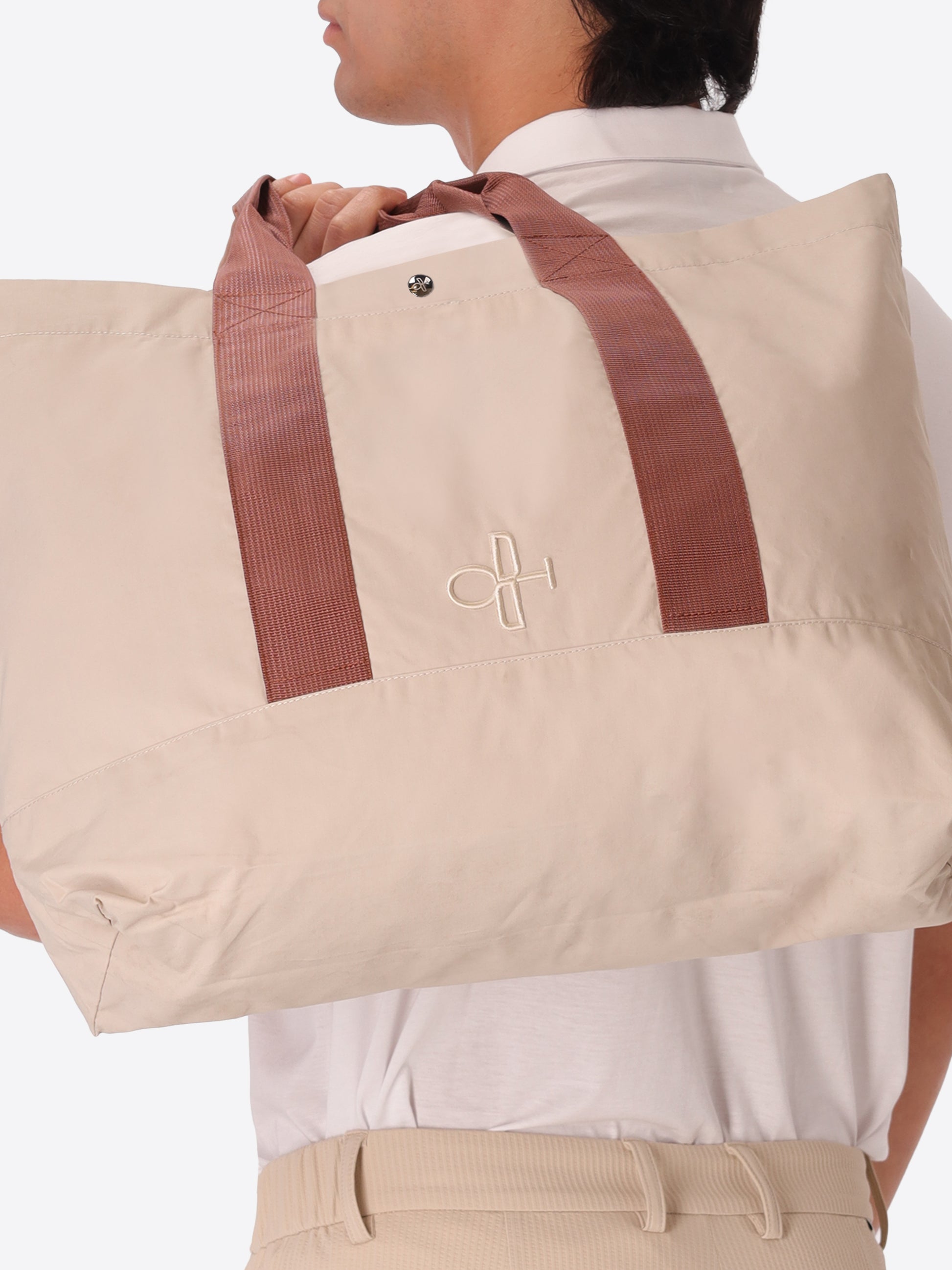 Borsa Herit In Tessuto Tecnico Cotone Nylon Idrorepellente