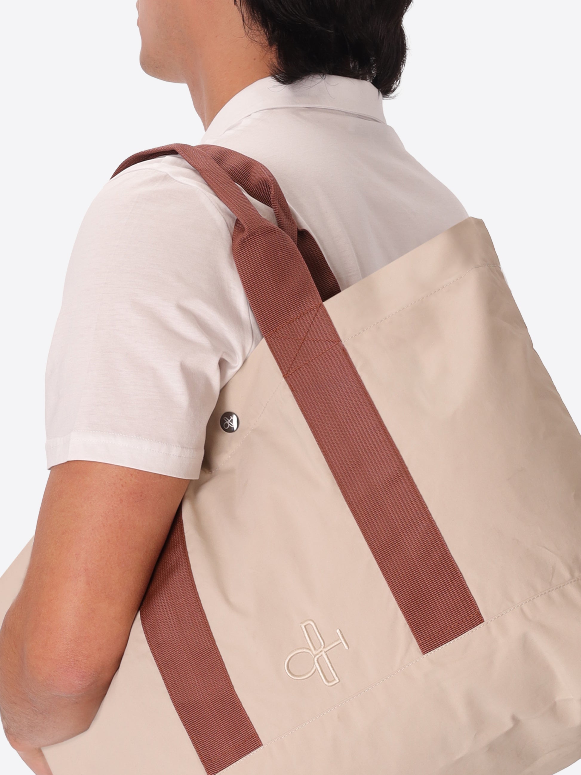 Borsa Herit In Tessuto Tecnico Cotone Nylon Idrorepellente