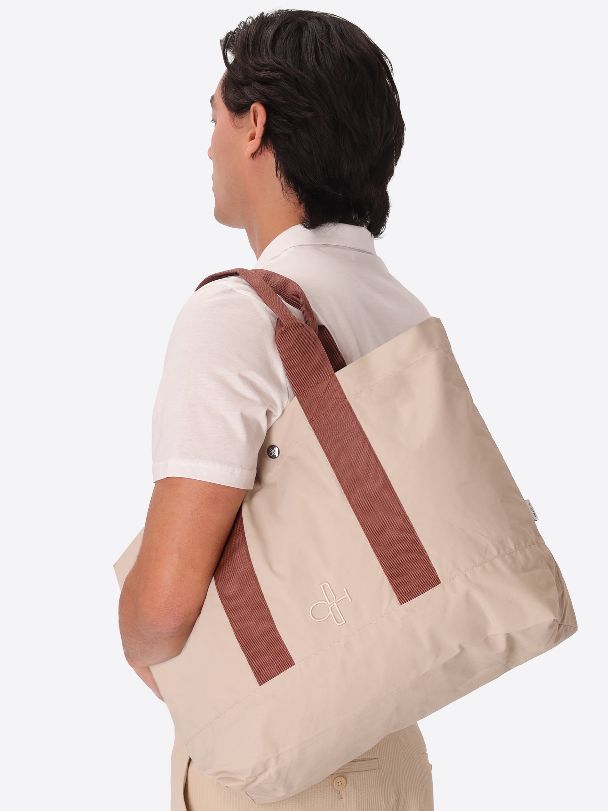 Borsa Herit In Tessuto Tecnico Cotone Nylon Idrorepellente