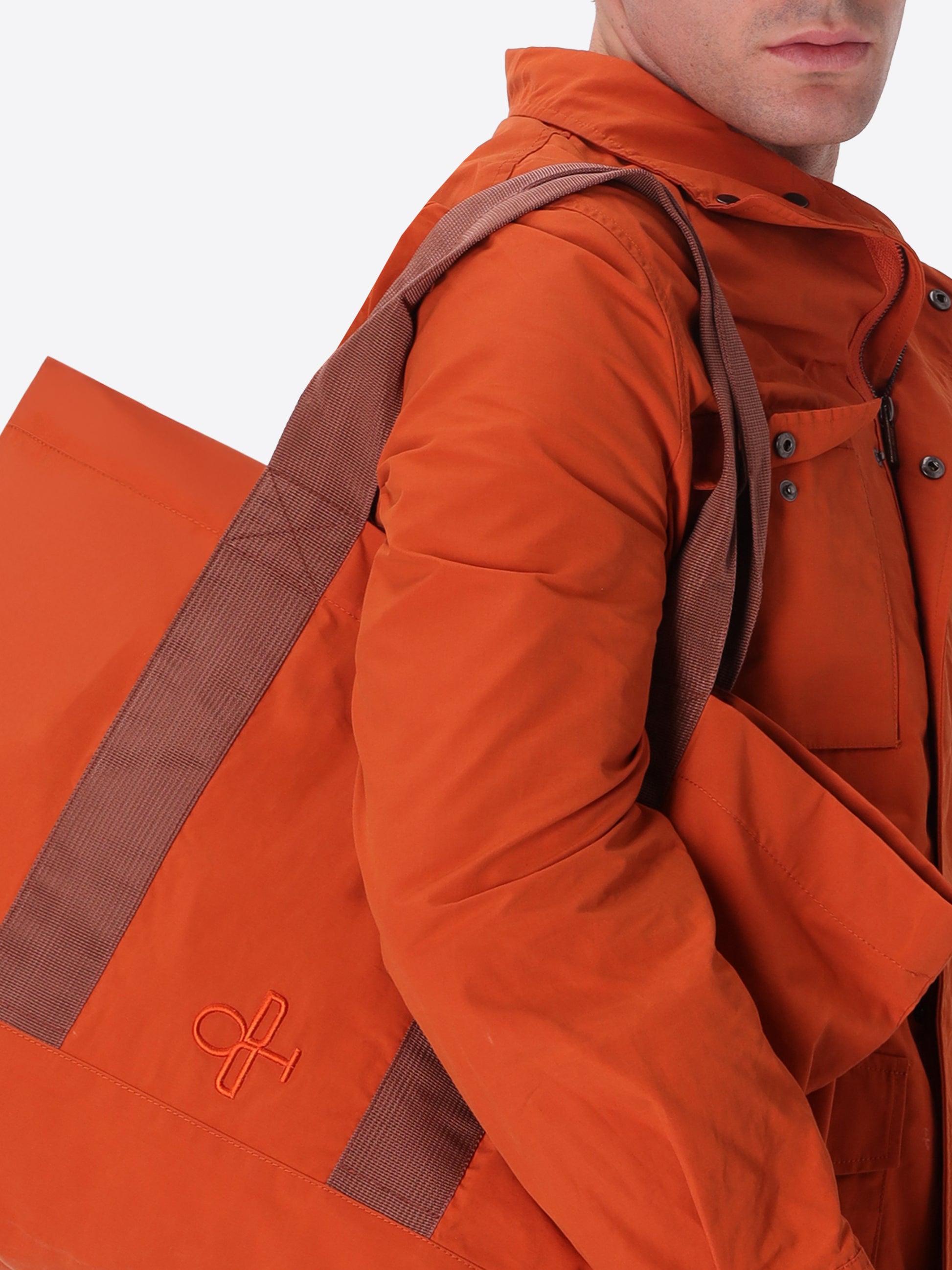 Borsa Herit In Tessuto Tecnico Cotone Nylon Idrorepellente