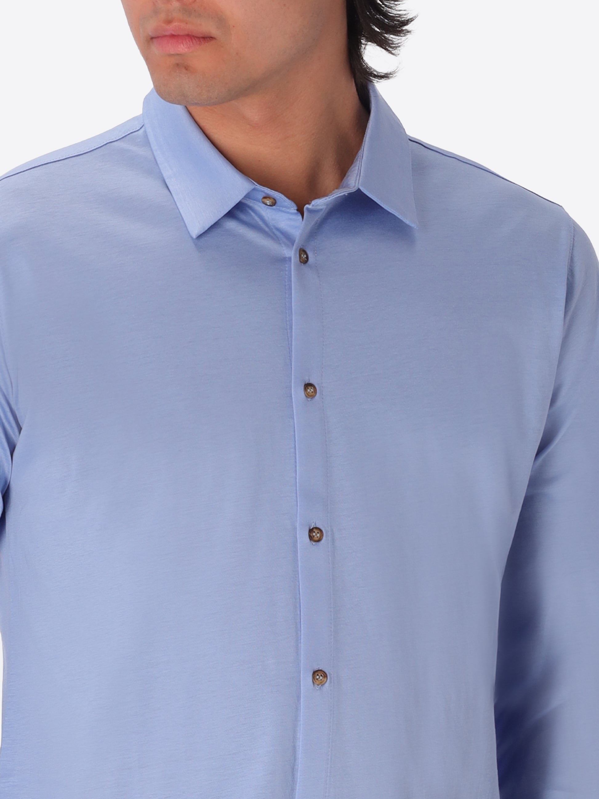 Menta Hemd Aus Baumwolle-Modal Mit Frischem Griff