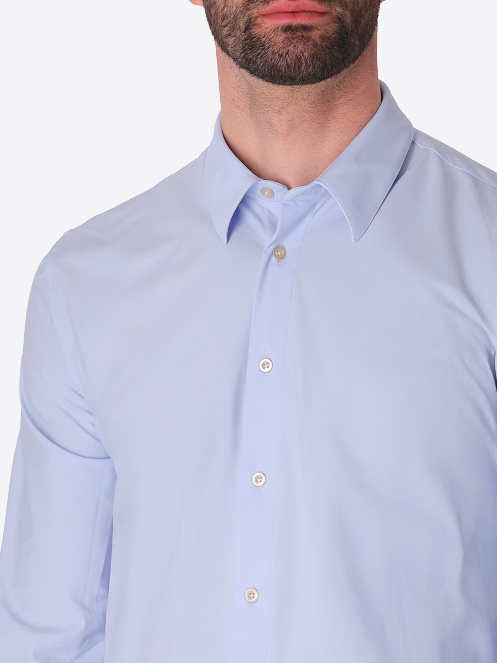 Shirt Tevo In Technical Stretch Jersey Breathable Fabric