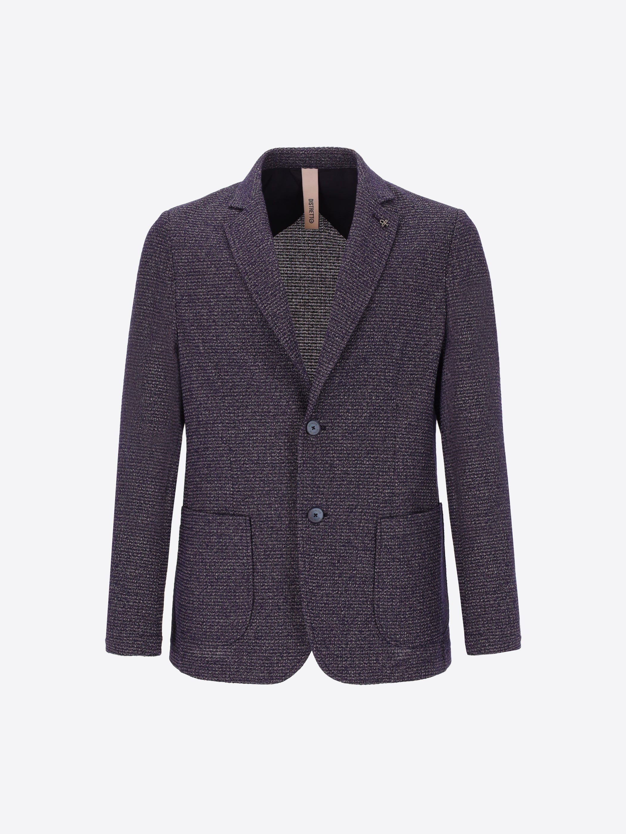 Regi Jacke Aus Meliertem Jersey-Strickgewebe Mit Stretch