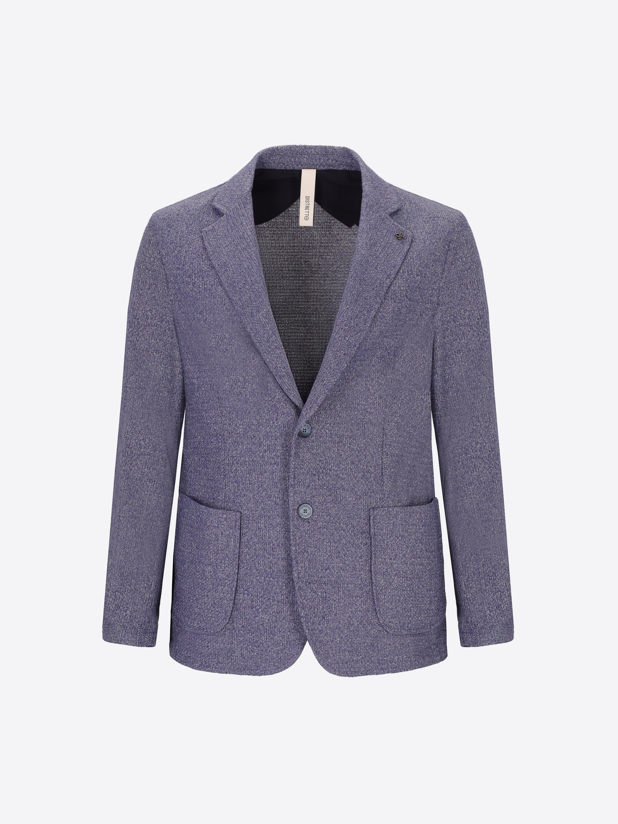 Regi Jacke Aus Meliertem Jersey-Strickgewebe Mit Stretch