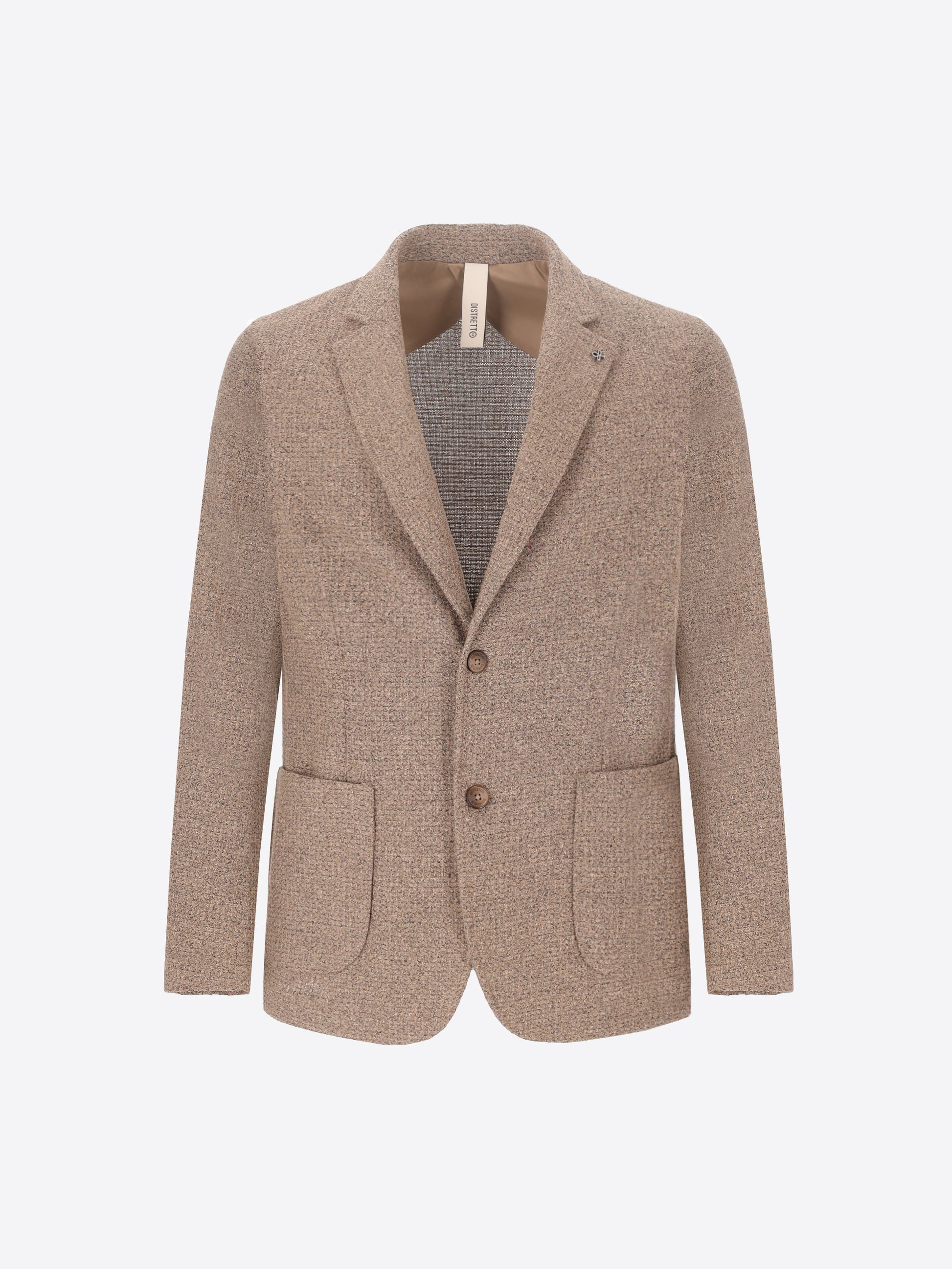 Jacket Barcellona In Stretch Cotton Blend Fabric