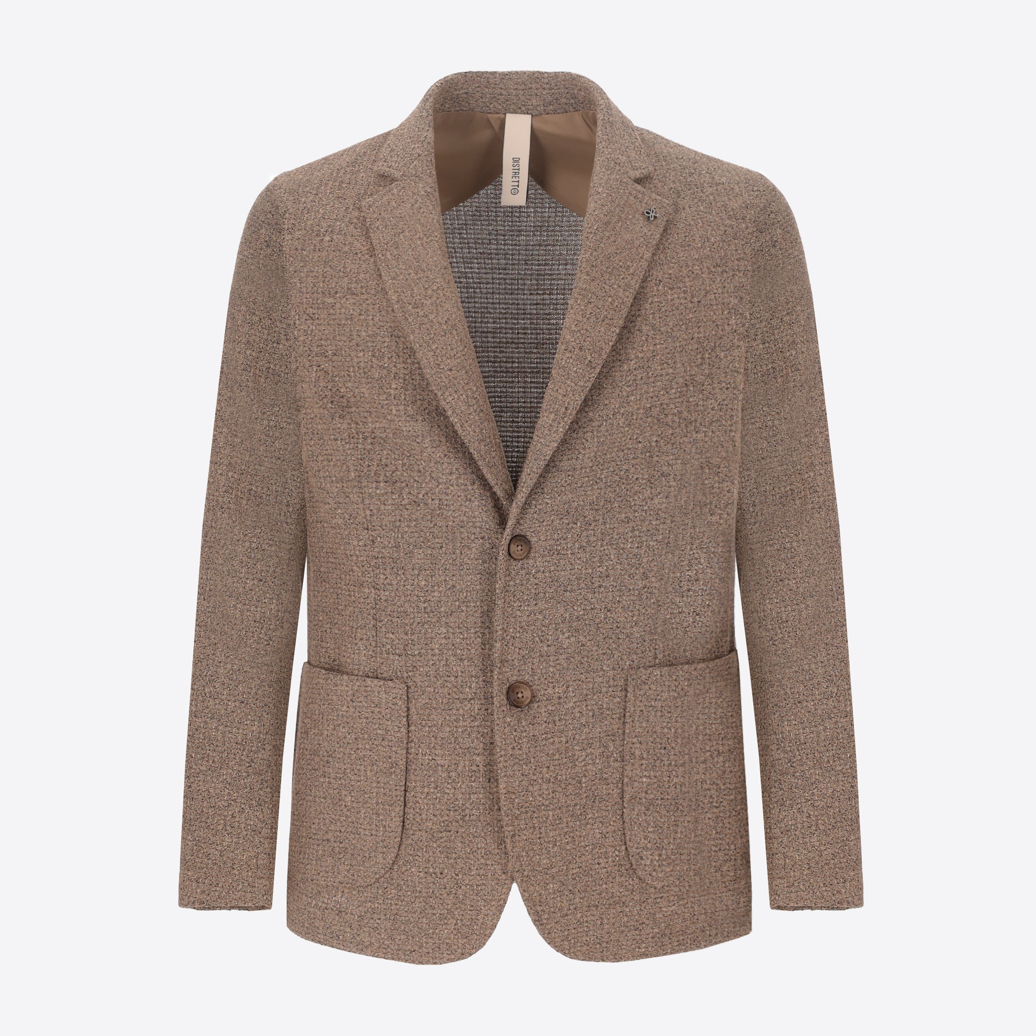 Jacket Regi In Melange Jersey Knit Stretch Fabric - Icon