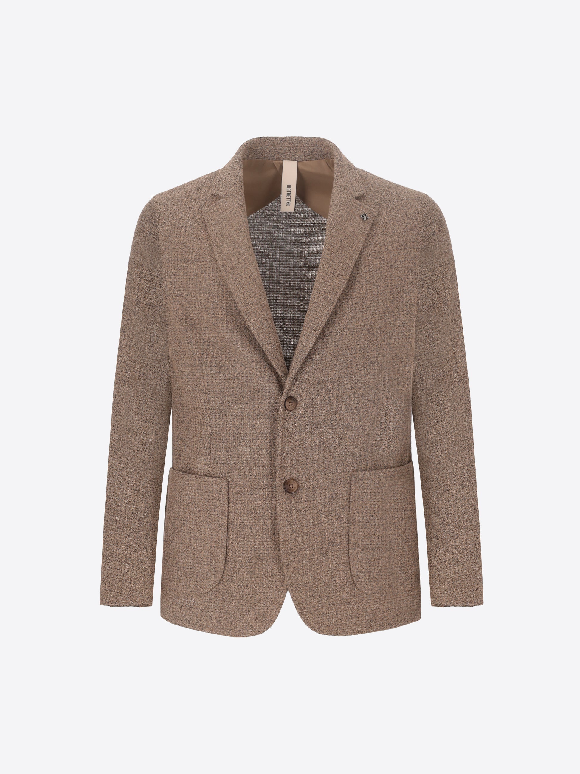 Jacket Regi In Melange Jersey Knit Stretch Fabric - Icon