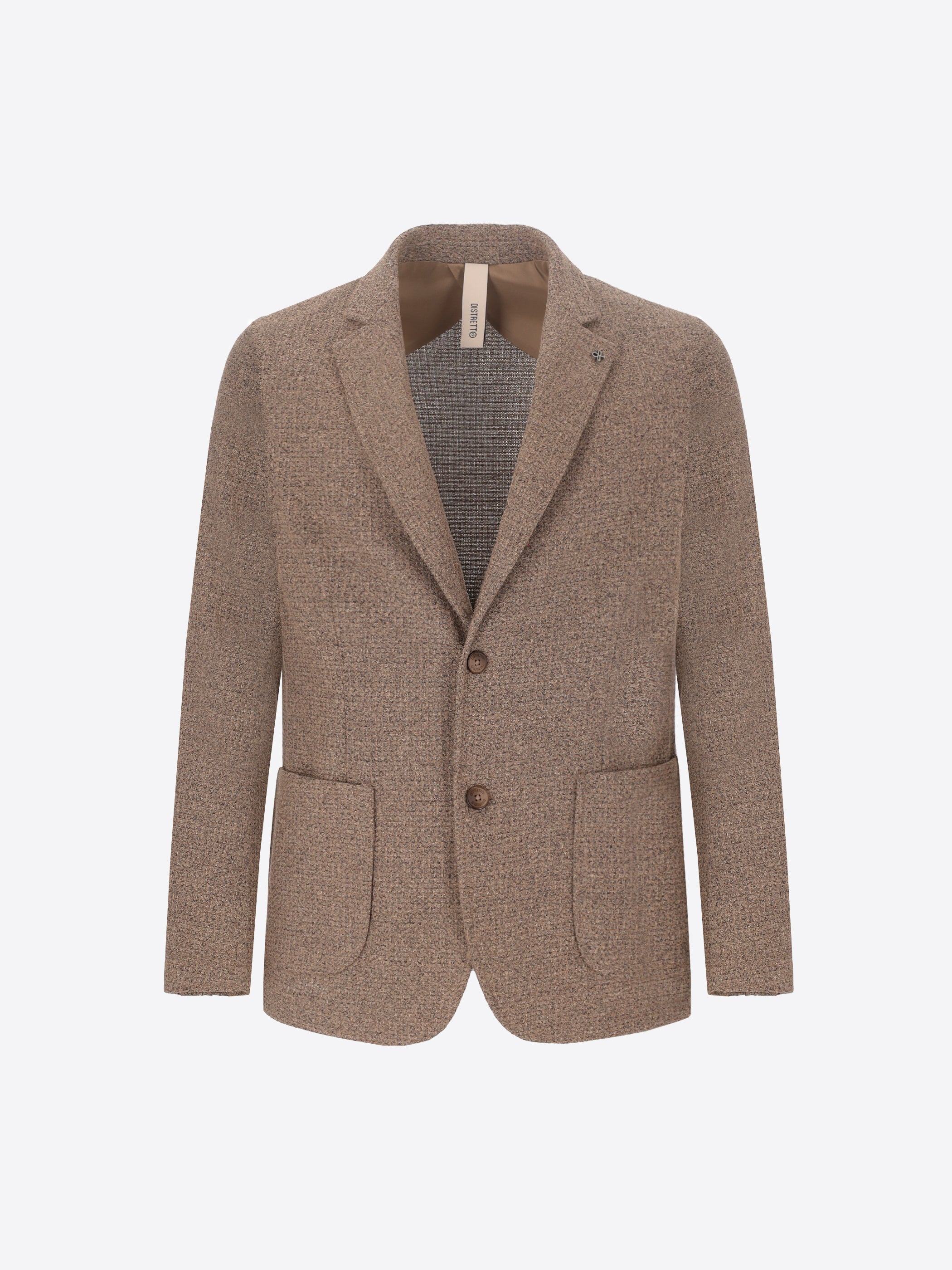 Jacket Regi In Melange Jersey Knit Stretch Fabric - Icon