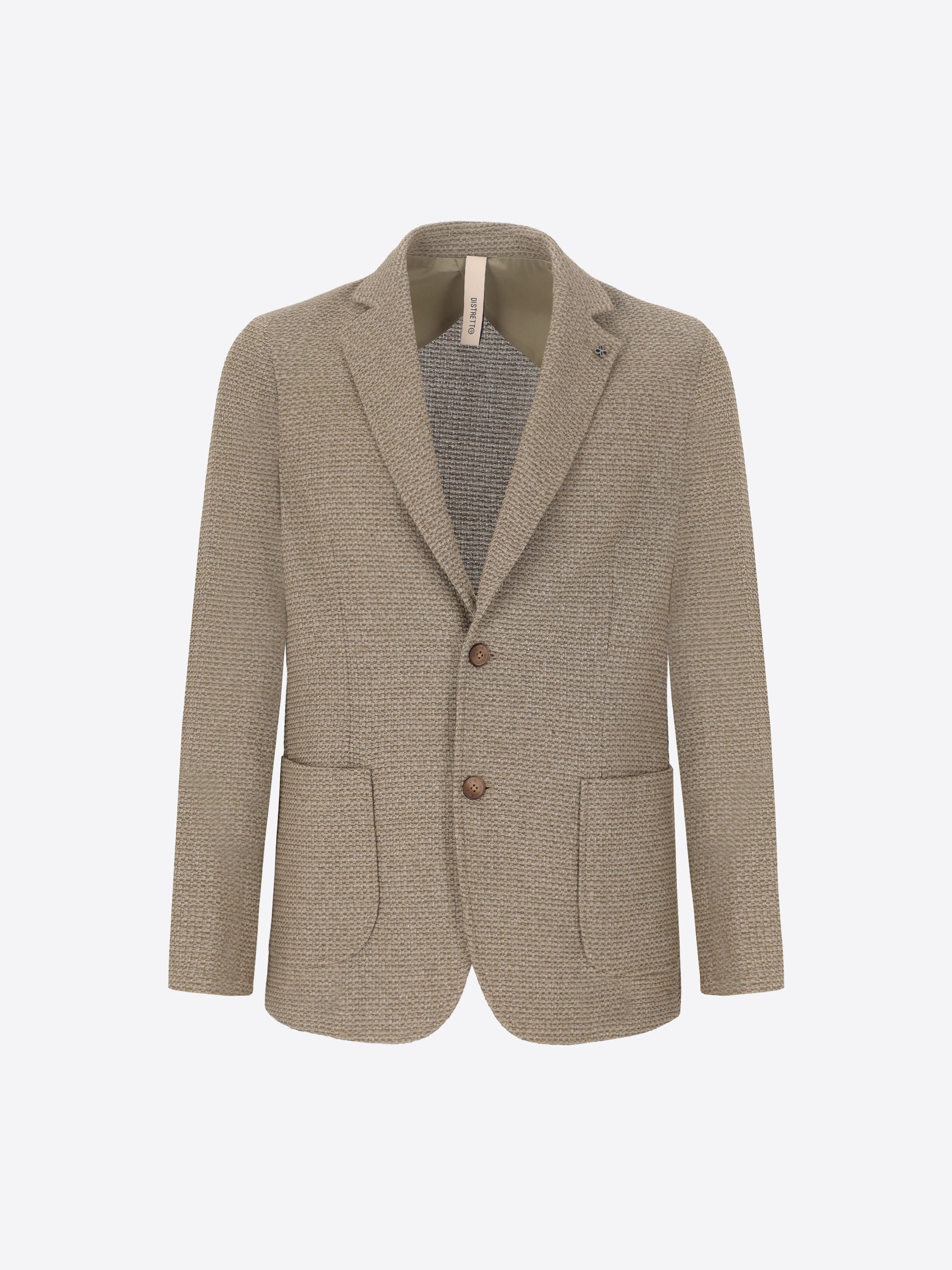 Jacket Regi In Melange Jersey Knit Stretch Fabric - Icon