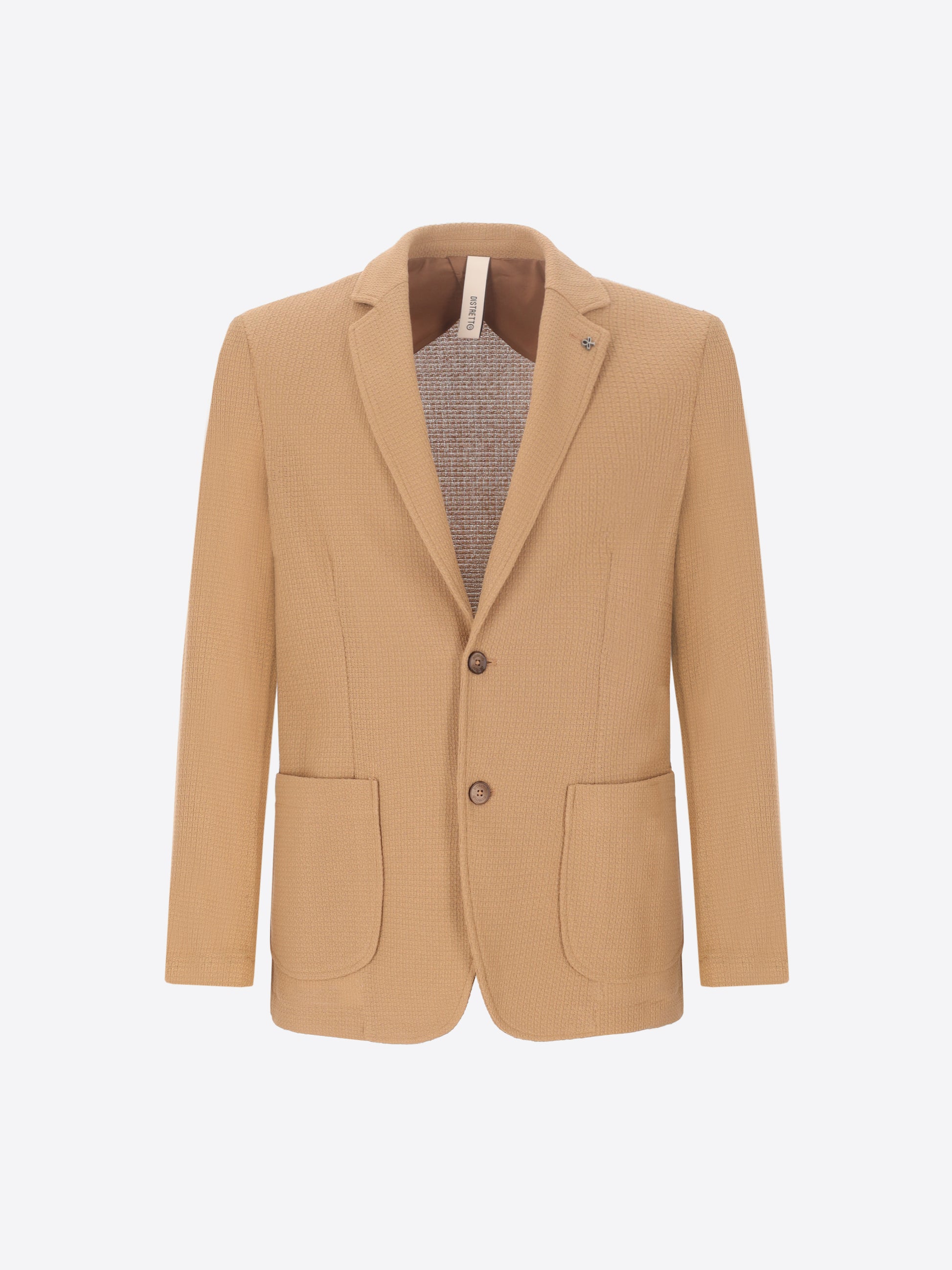 Jacket Barcellona In Stretch Cotton Blend Fabric