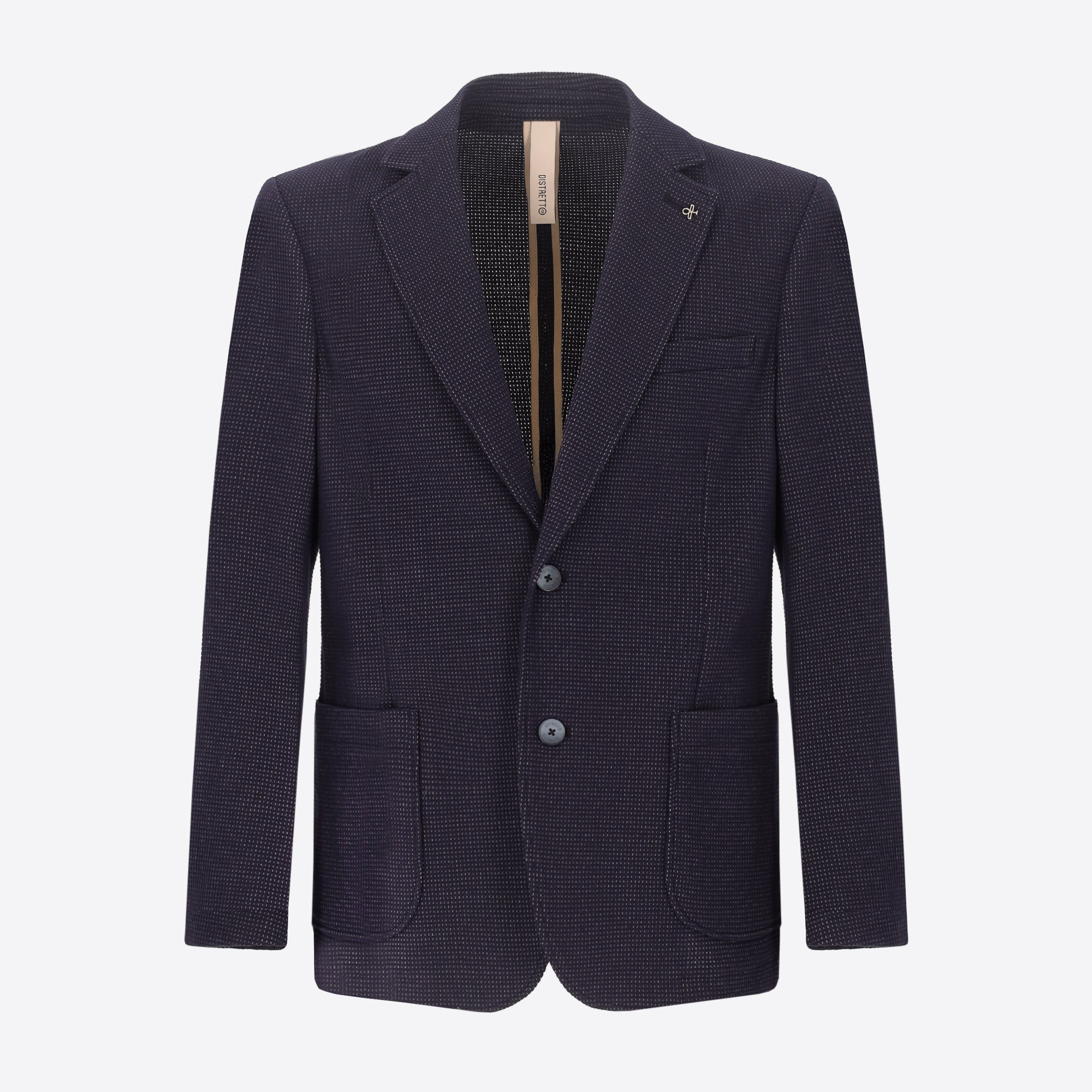 Jacket Conte In Structured Jersey Super-Comfort Fabric