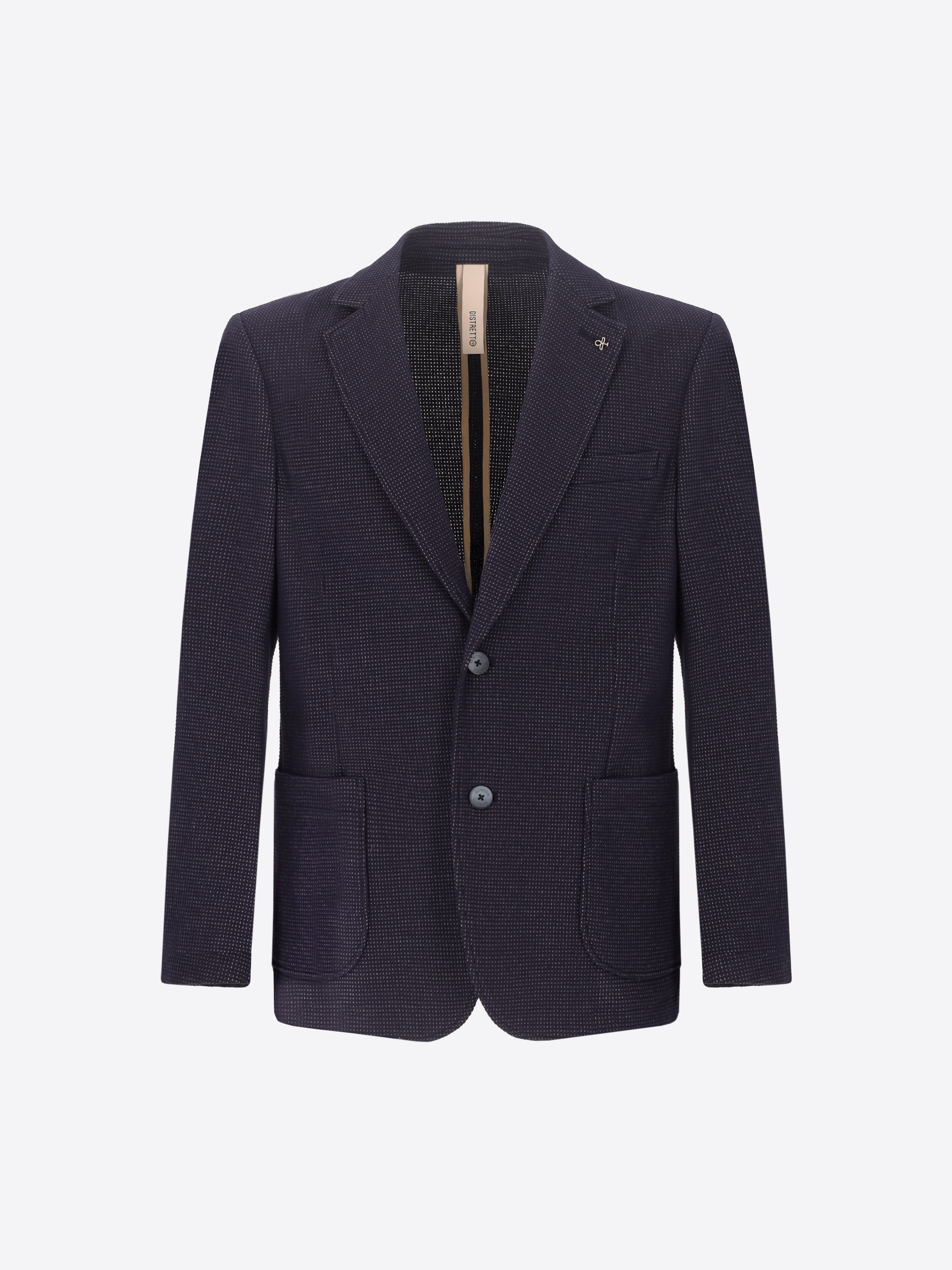 Jacket Conte In Structured Jersey Super-Comfort Fabric