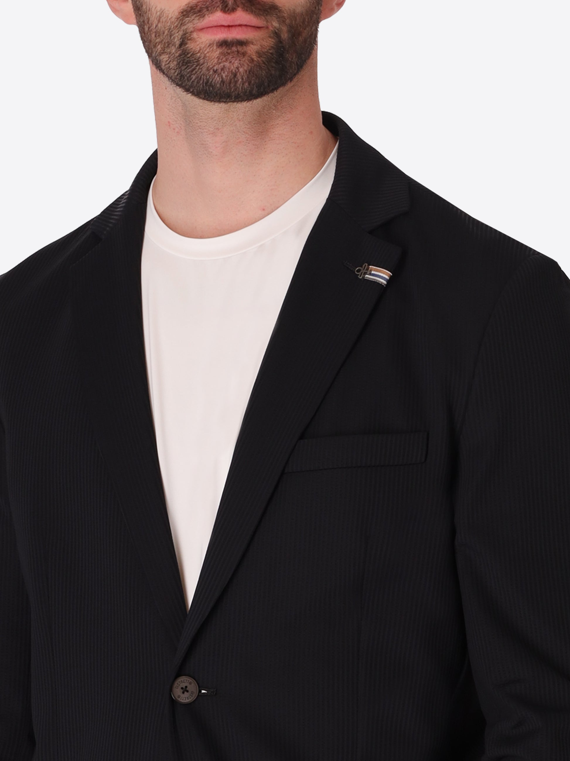 High-Perform12 Jacke Leccio Aus Technischem Stretchgewebe Mit Reliefstreifen