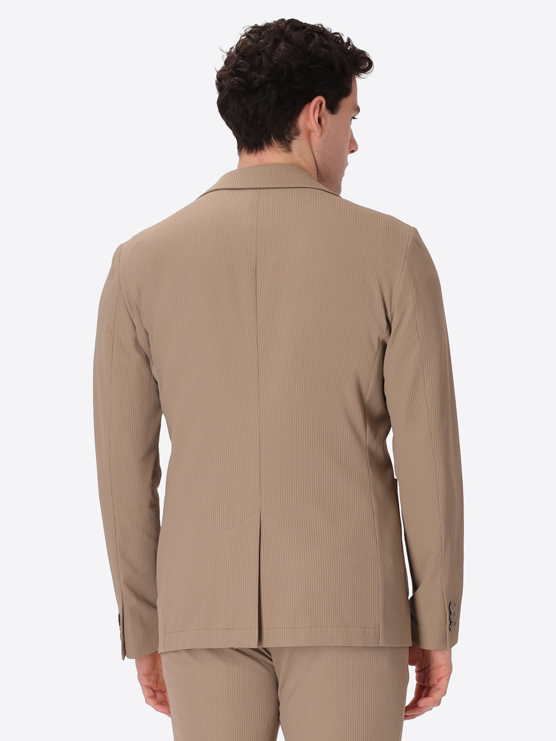 High-Perform12 Jacke Leccio Aus Technischem Stretchgewebe Mit Reliefstreifen