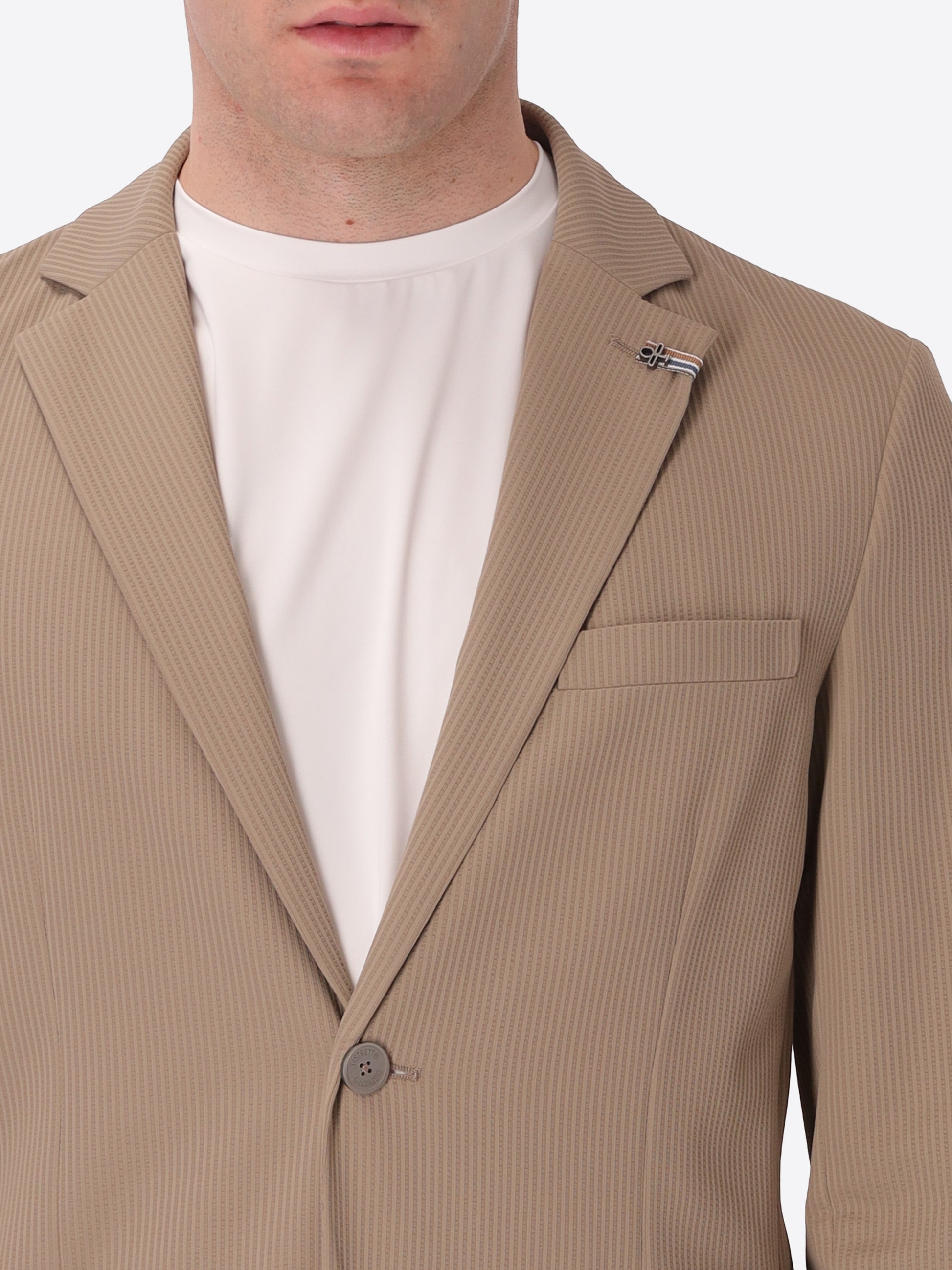 High-Perform12 Jacke Leccio Aus Technischem Stretchgewebe Mit Reliefstreifen