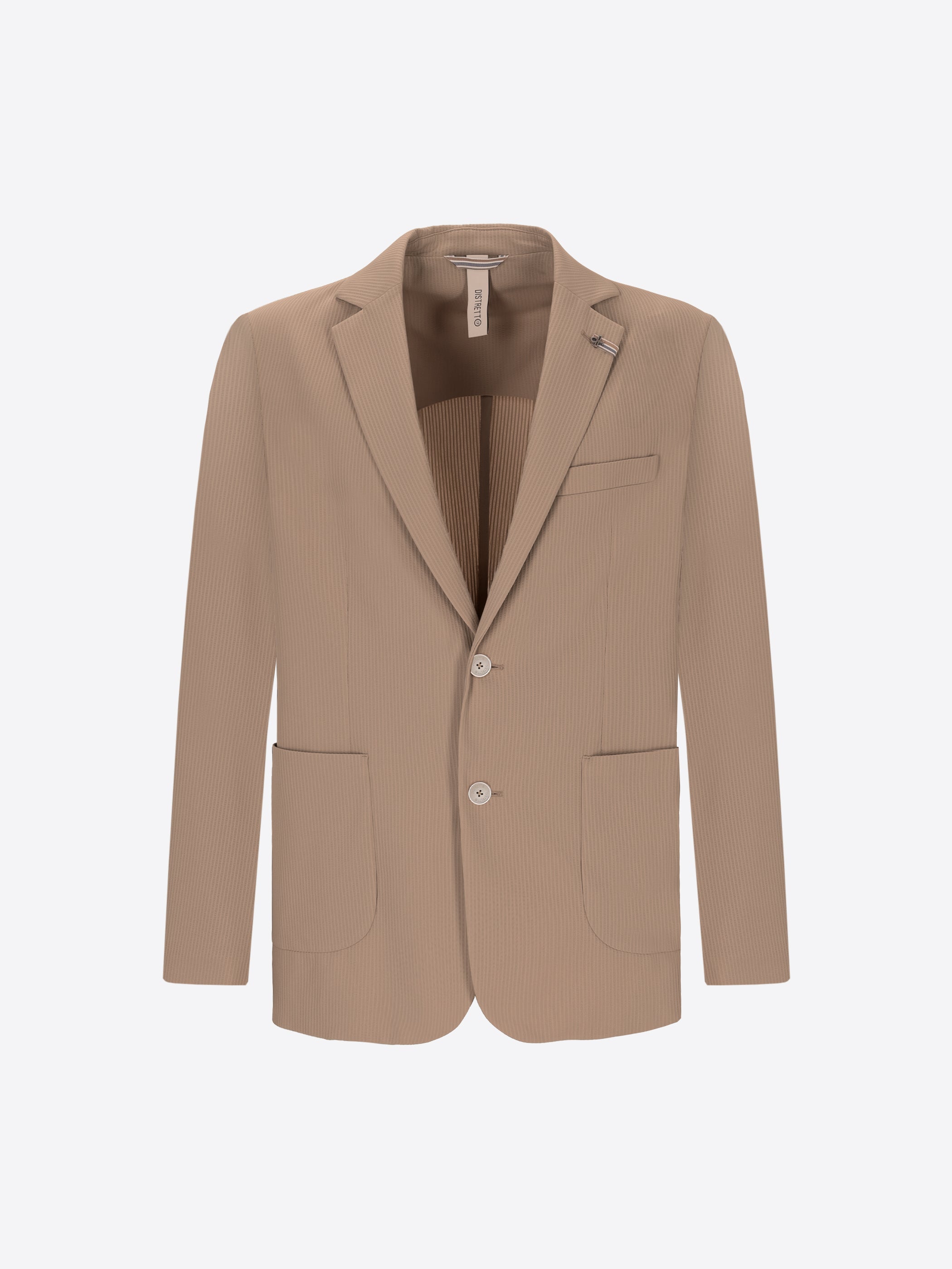 High-Perform12 Jacket Leccio In Raised-Stripe Technical Stretch Fabric